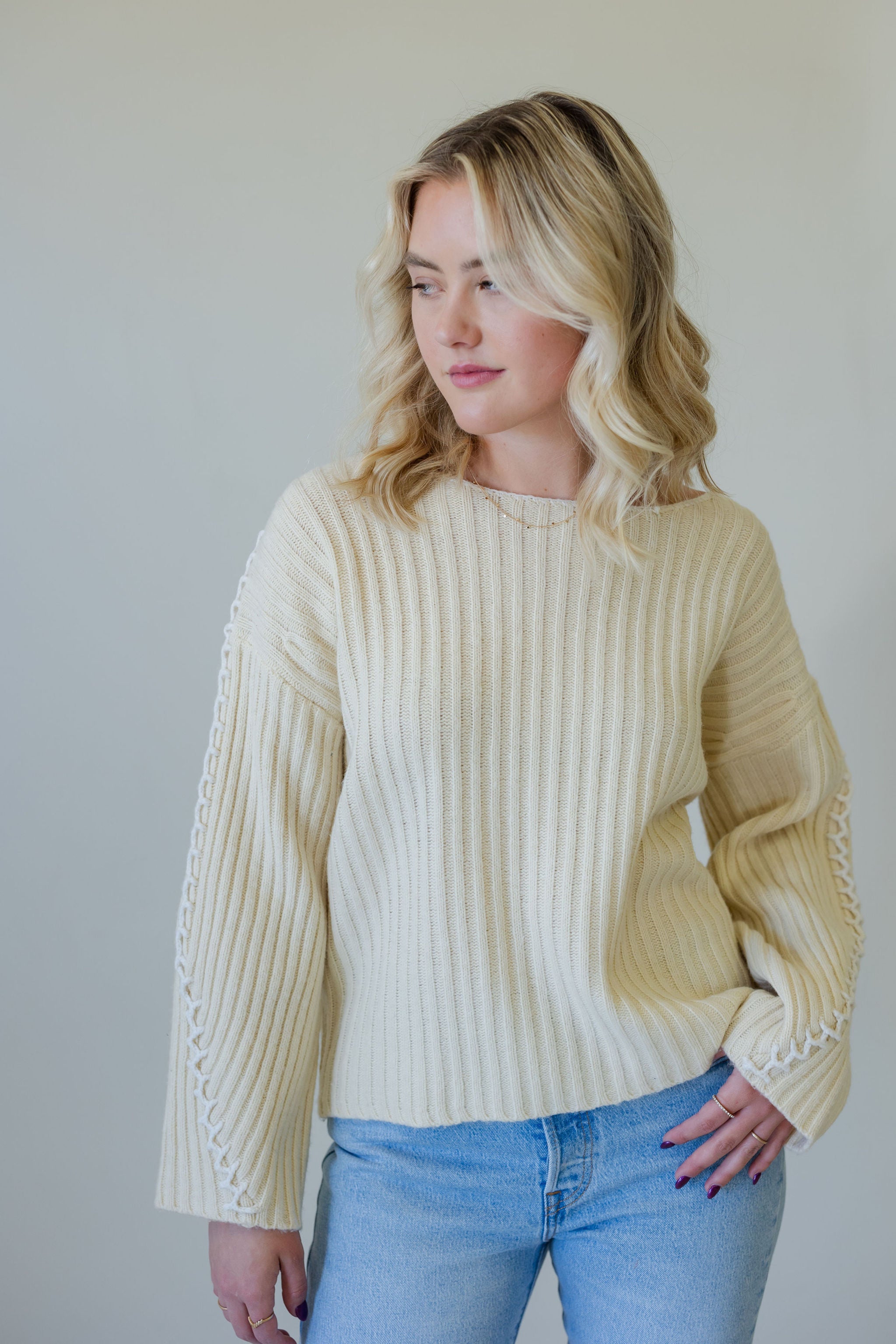 Natural Knit Sweater