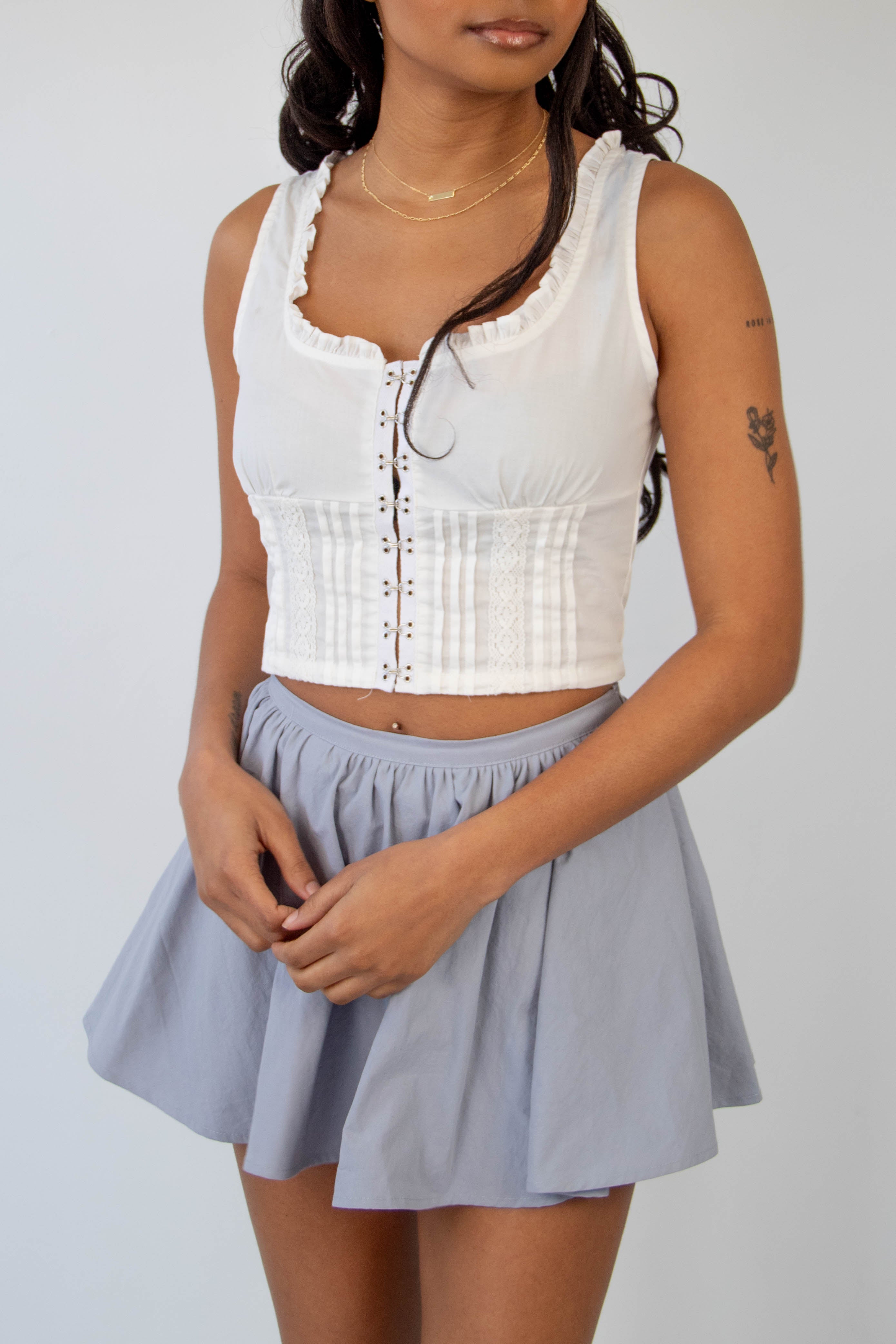 Sleeveless Corset Top