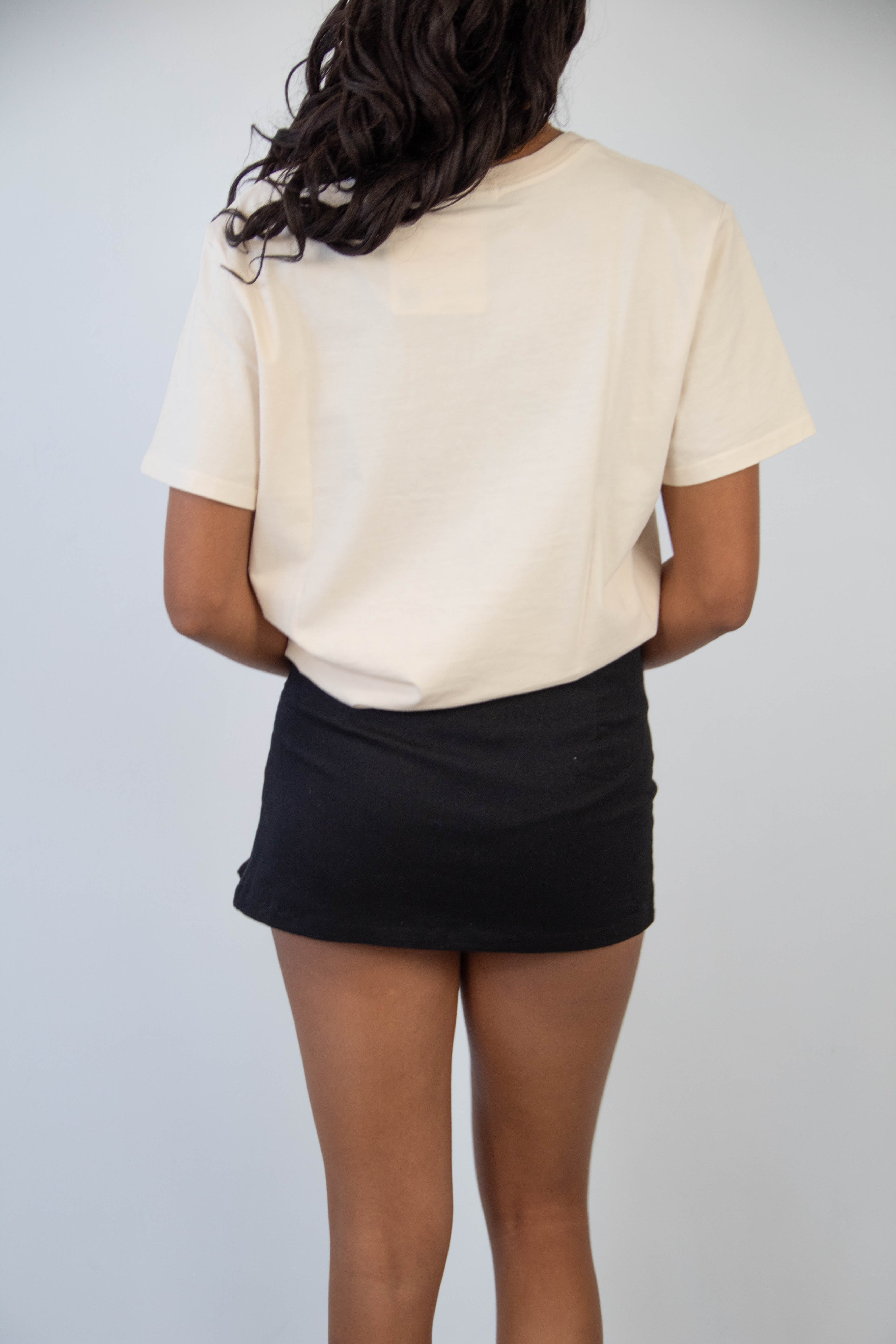 Side Slit Mini Skort