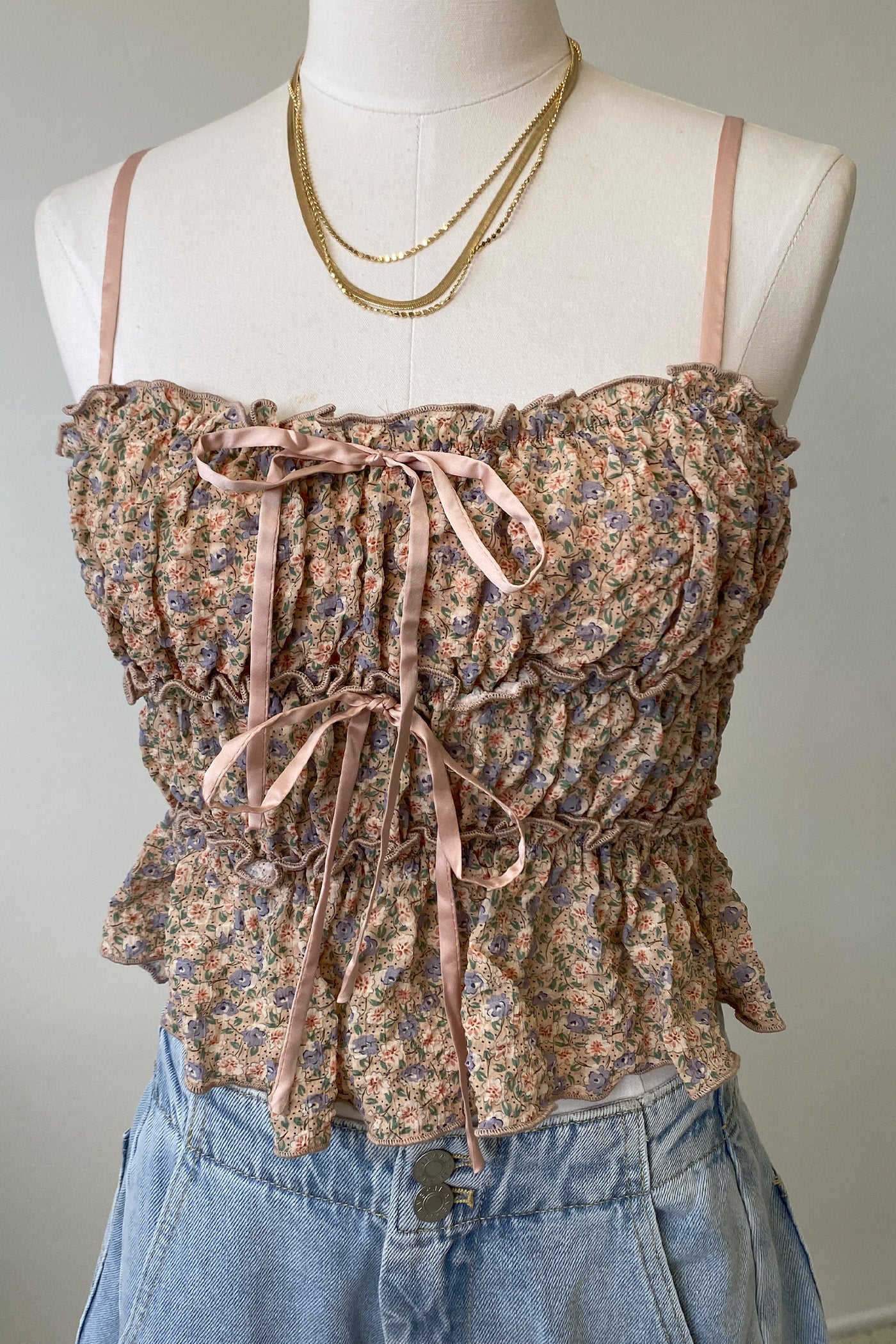 Floral Tiered Cami Top