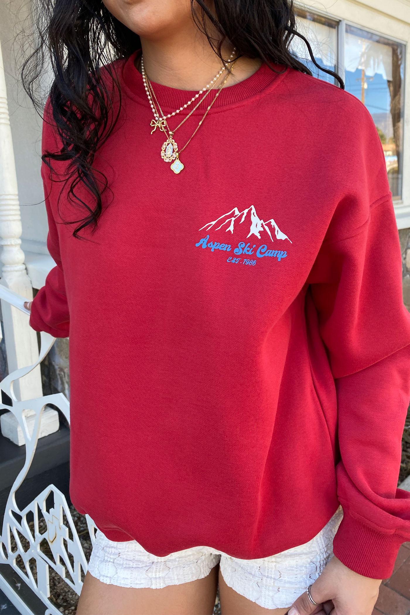 Aspen Ski Camp Graphic Sweatshirt