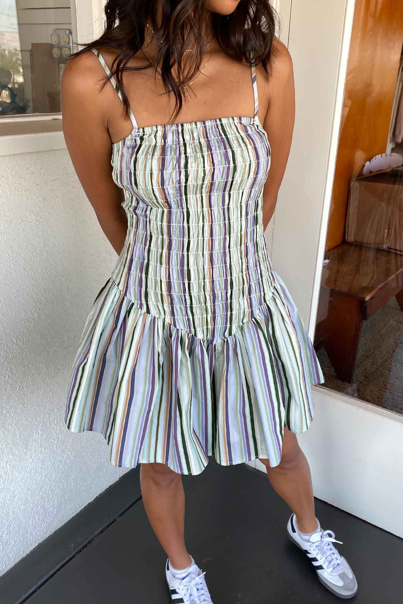 Striped Cami Mini Dress