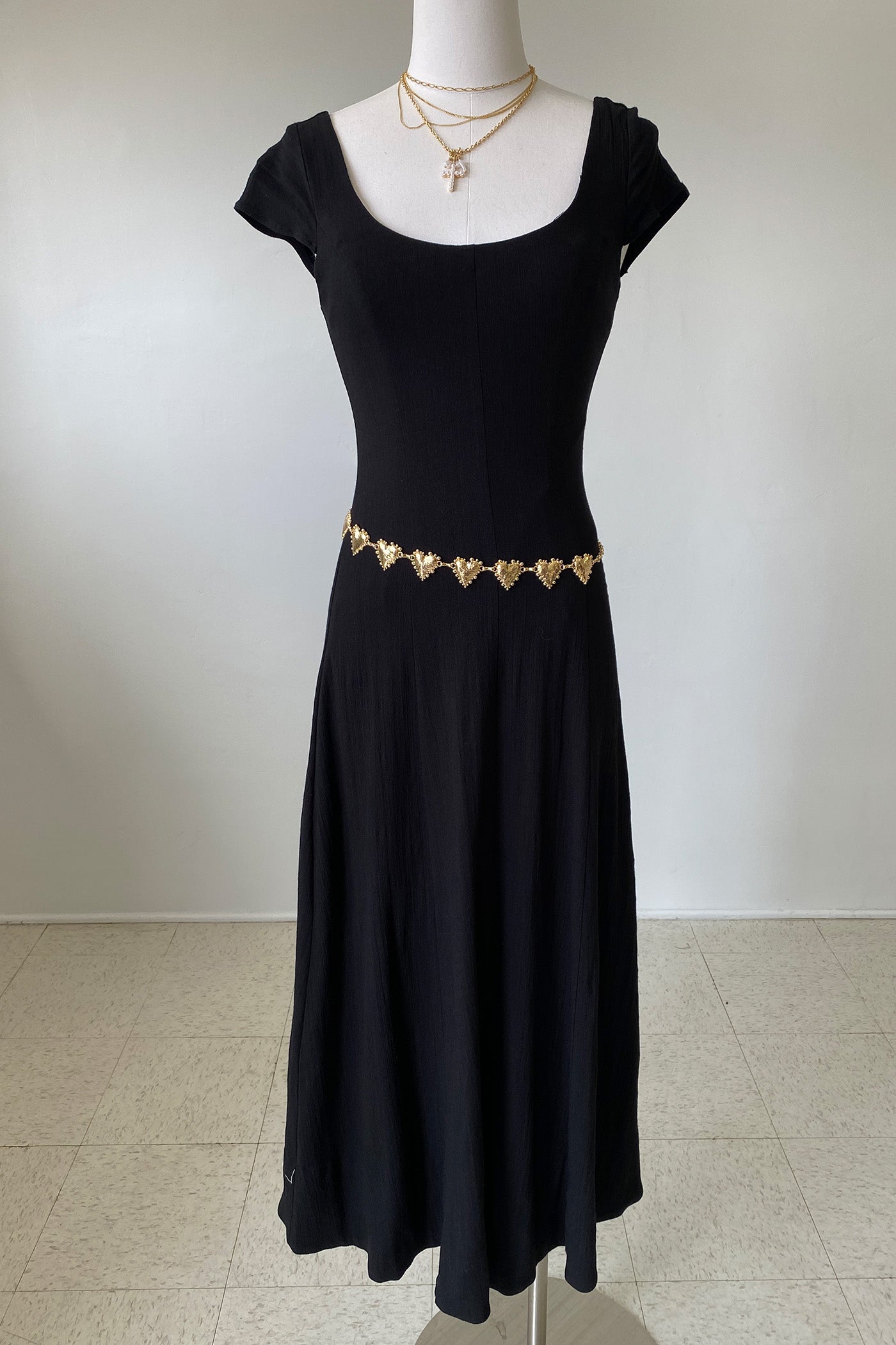 Scoopneck Midi Dress by For Good