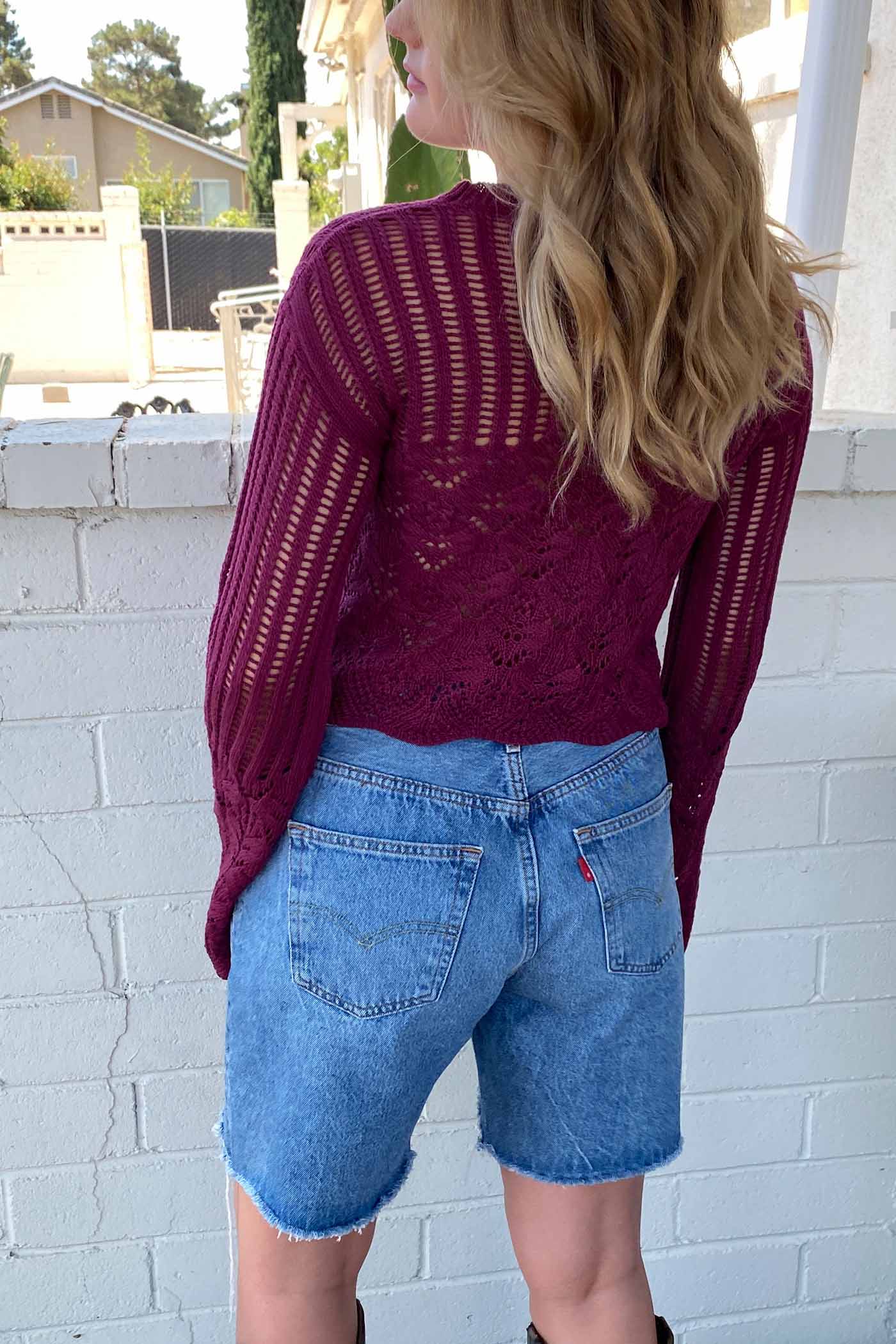 Ladder Knit Sweater