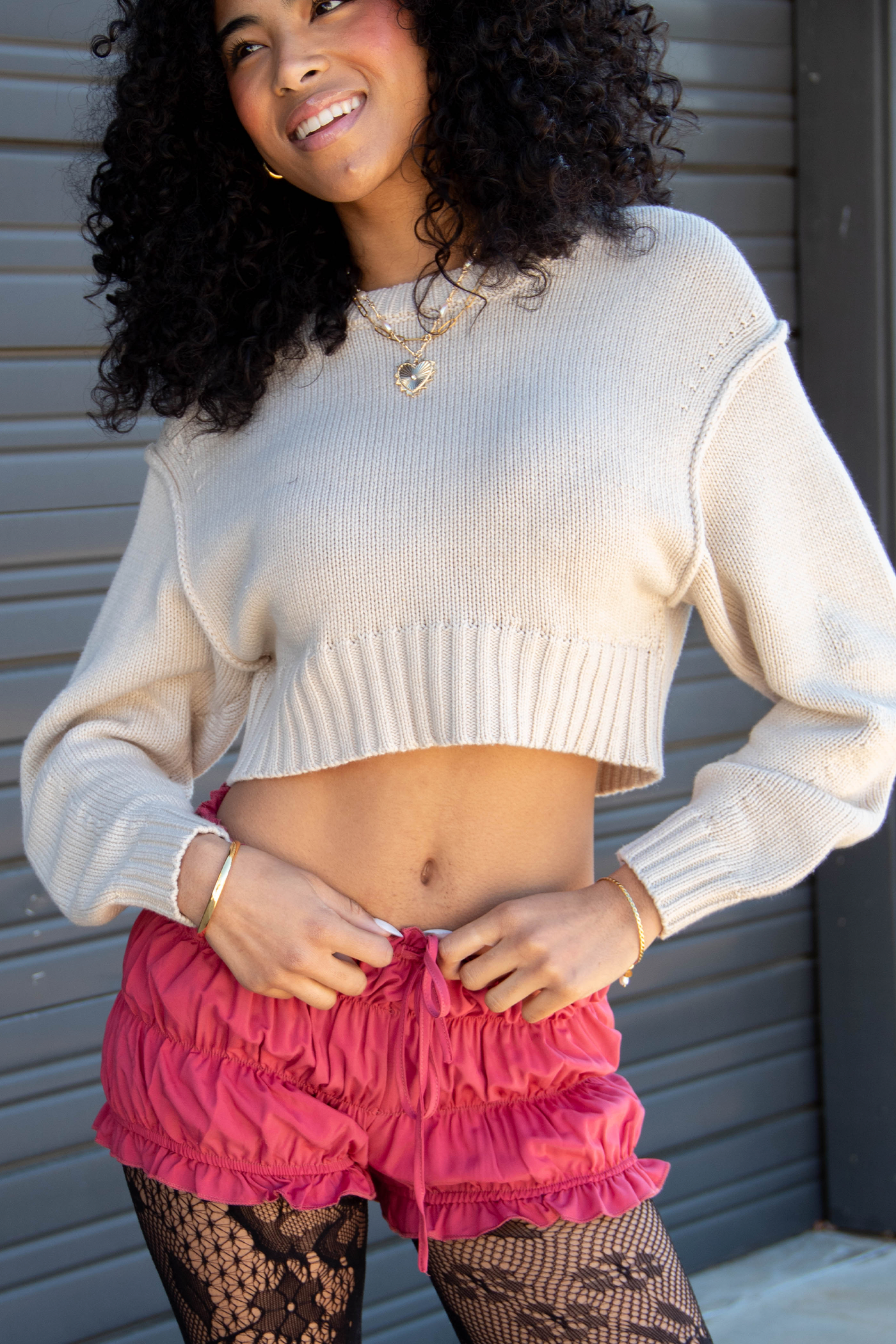 Crop Knit Sweater