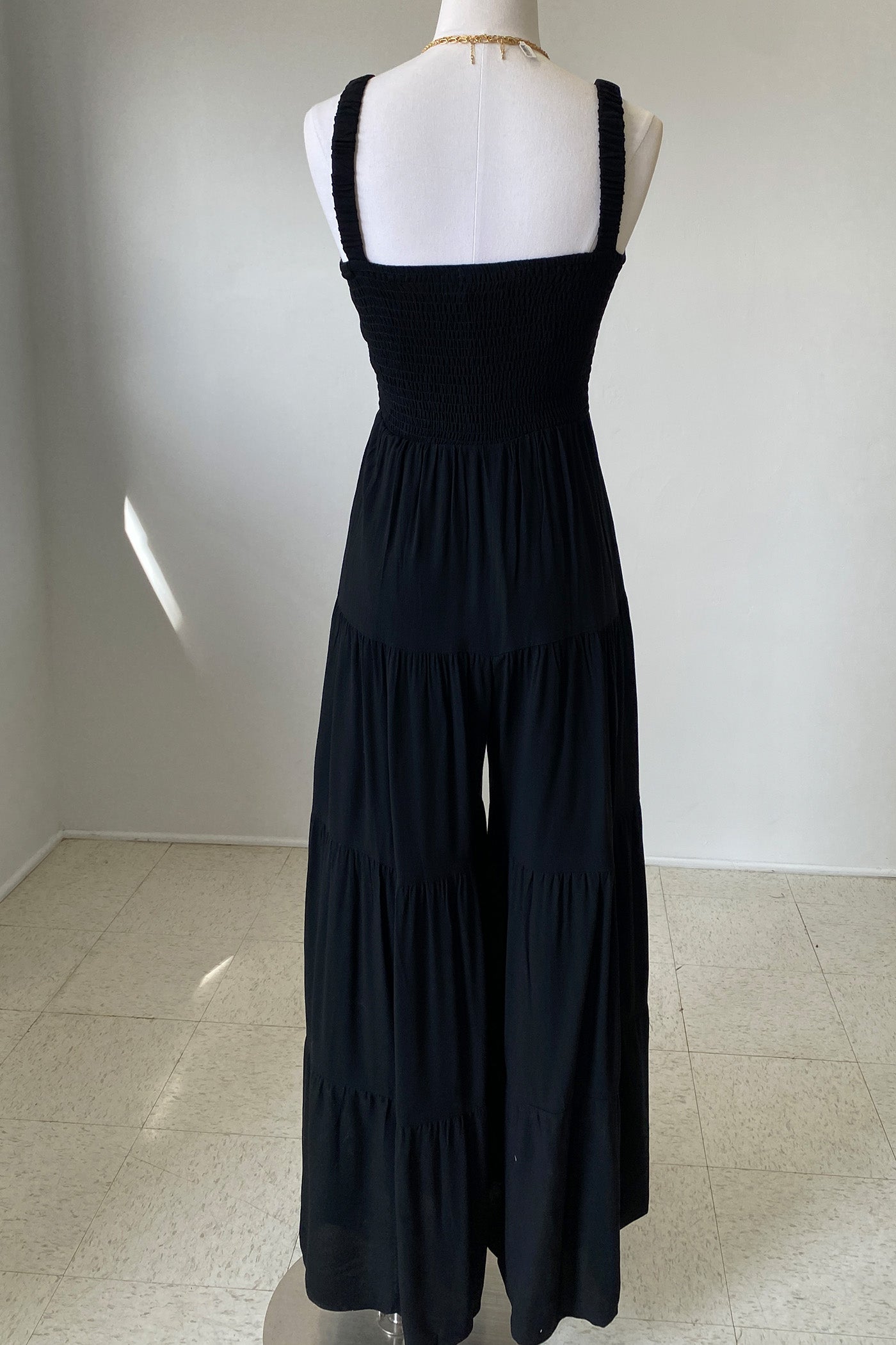 Wide Leg Sleeveless Jumpsuit by For Good