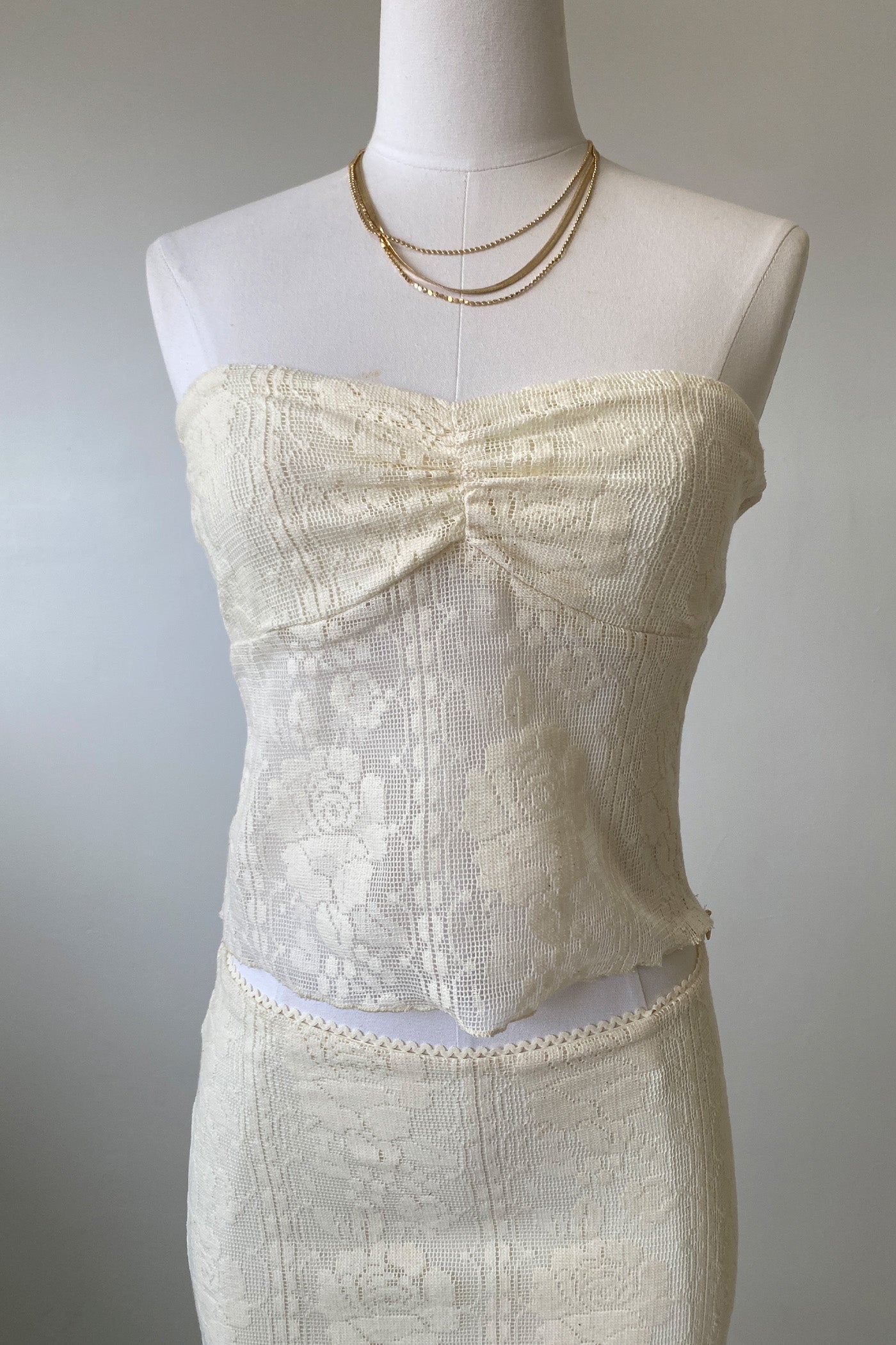 Crochet Lace Tube Top