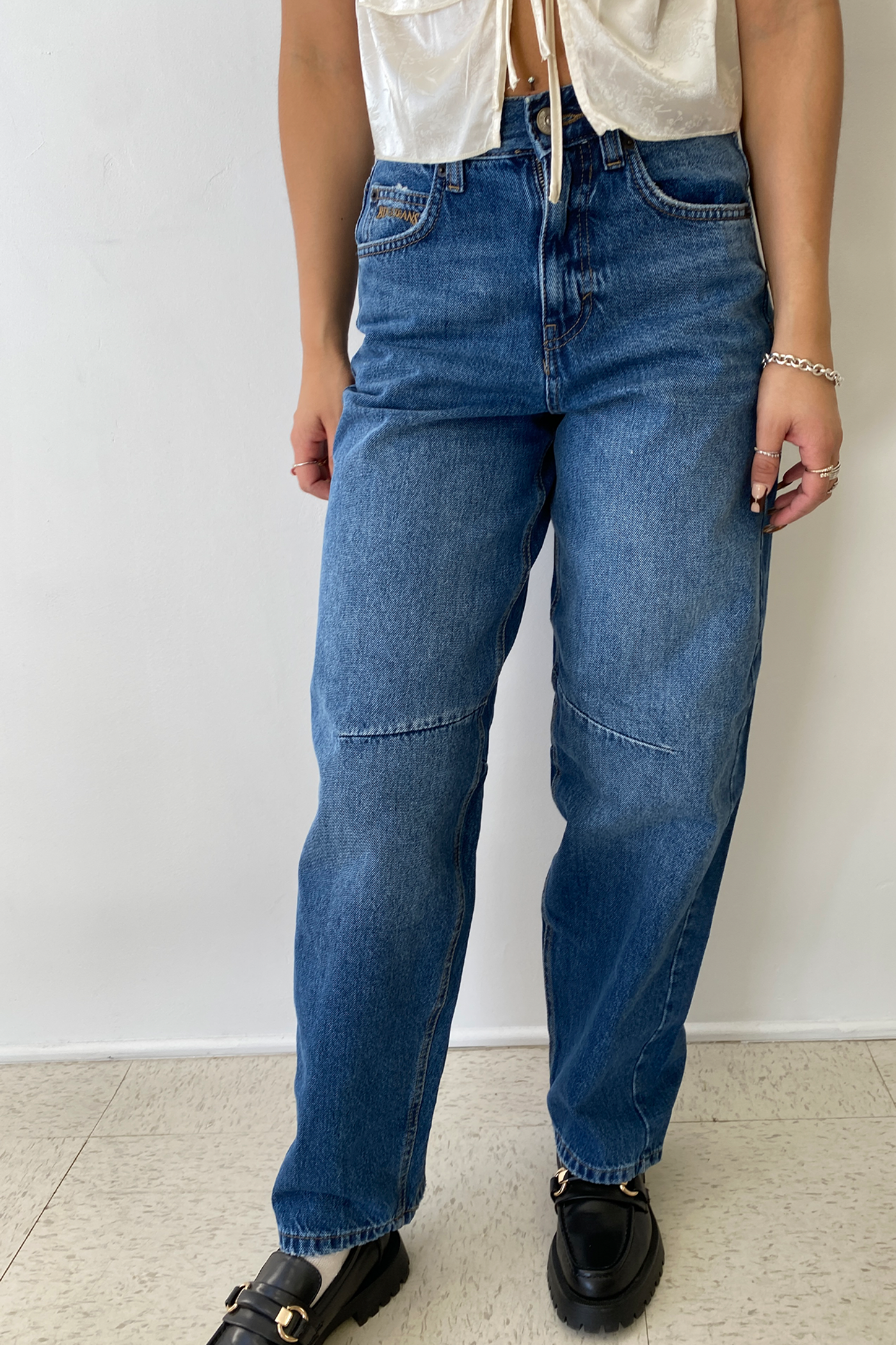 Logan Dallas Cinch Back Boyfriend Jeans by BDG