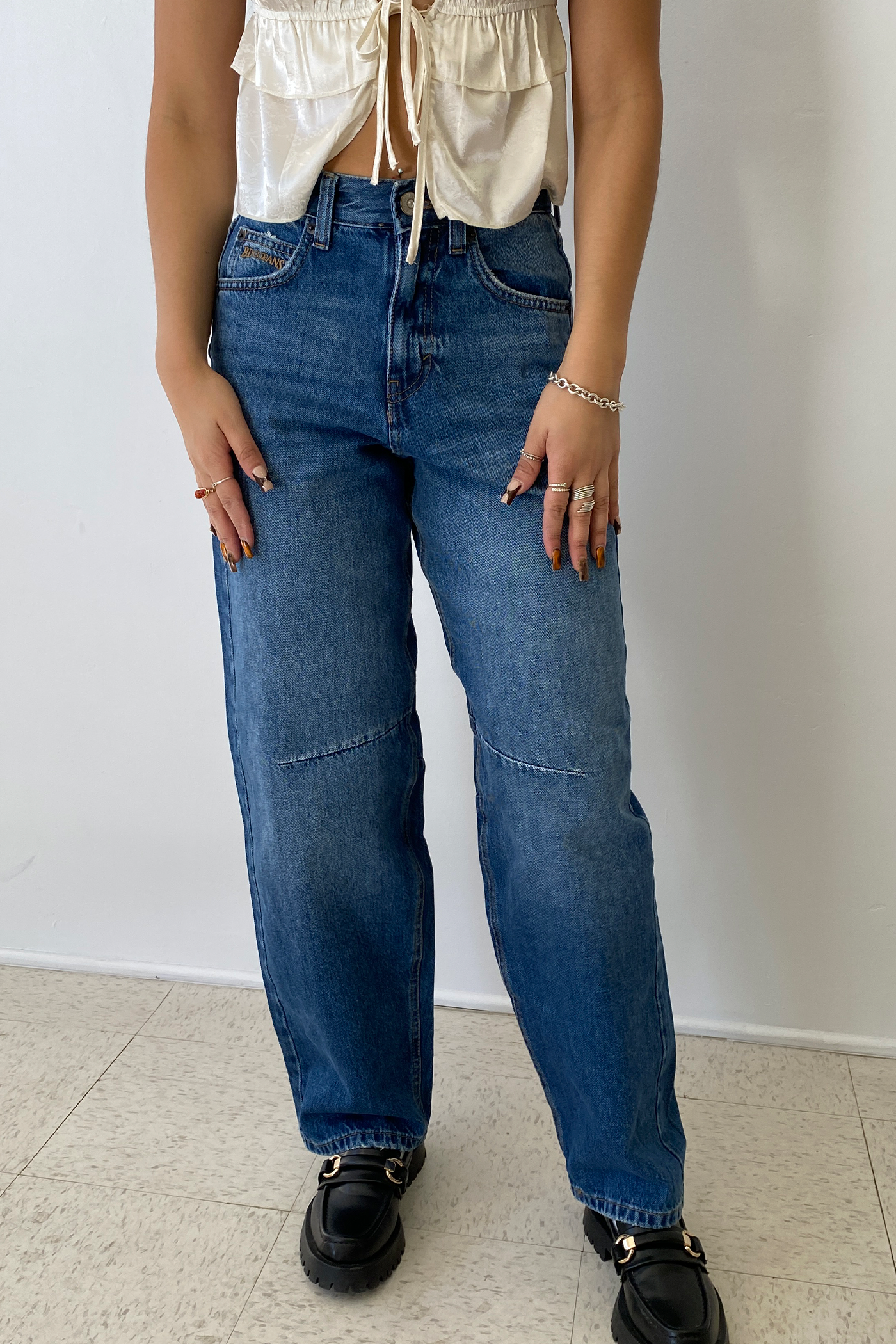 Logan Dallas Cinch Back Boyfriend Jeans by BDG