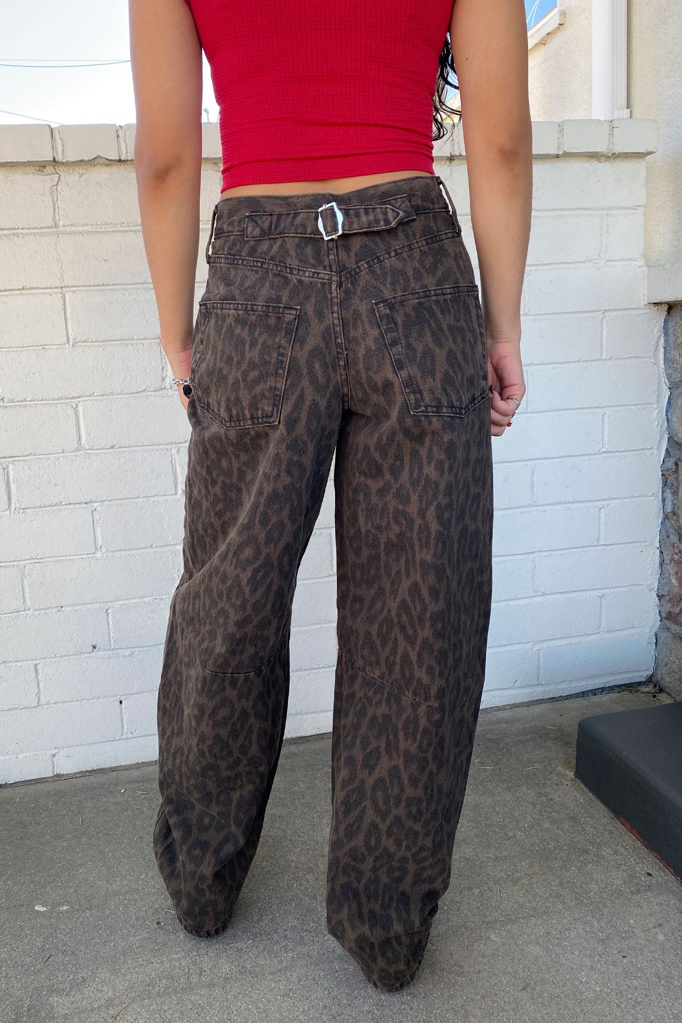 Leopard Denim Boyfriend Jeans by BDG