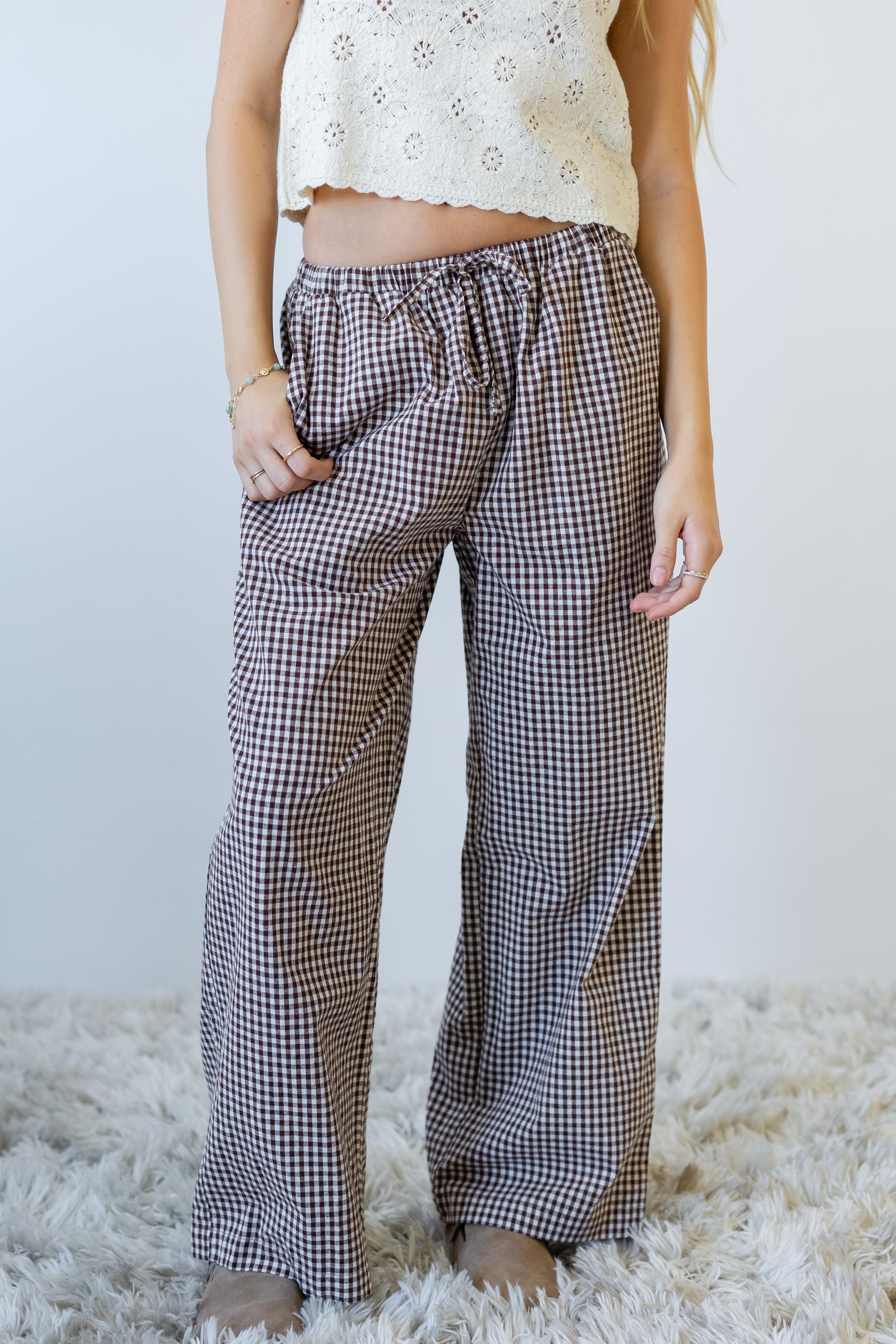 Gingham Pants