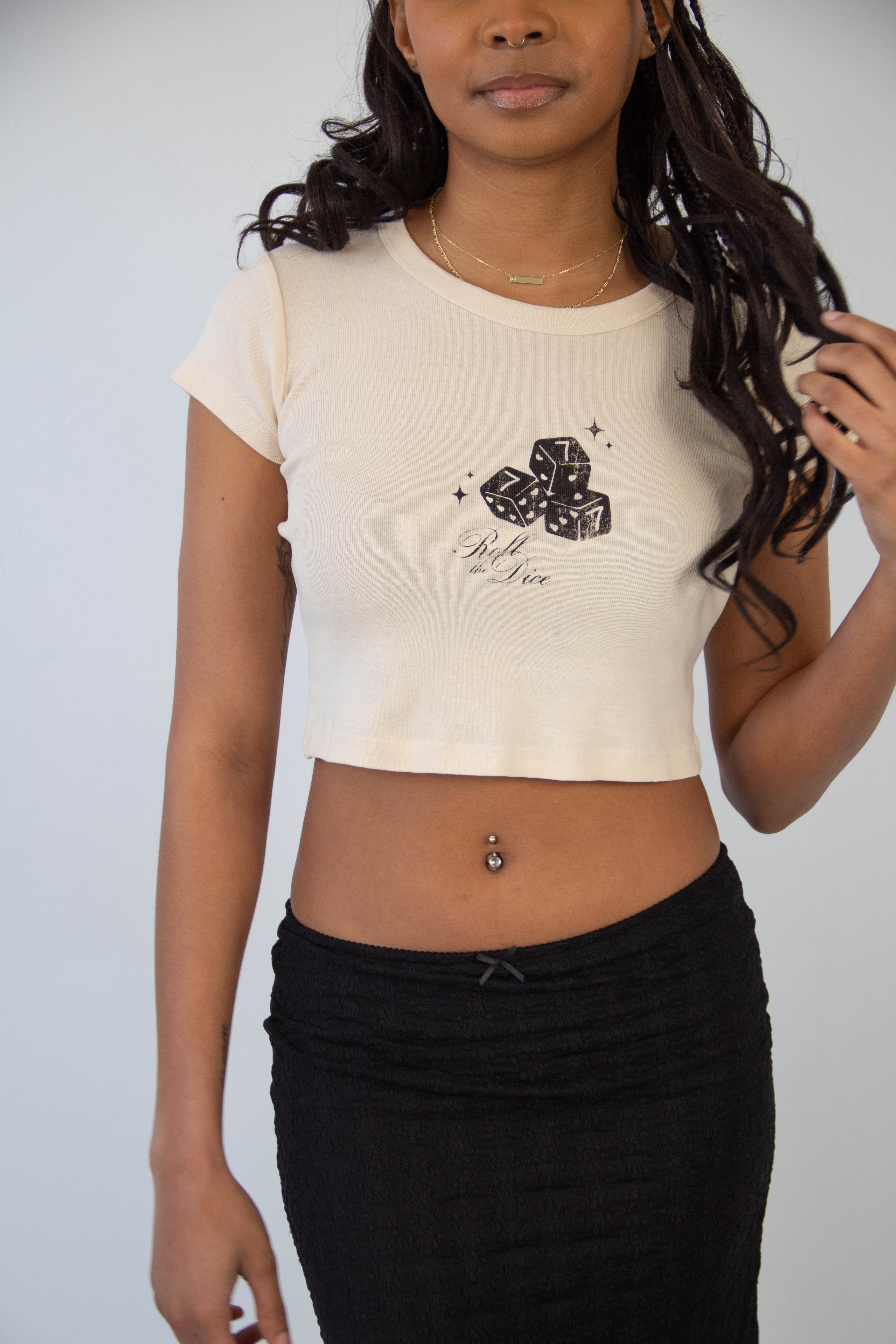 Roll The Dice OG Graphic Babydoll Tee