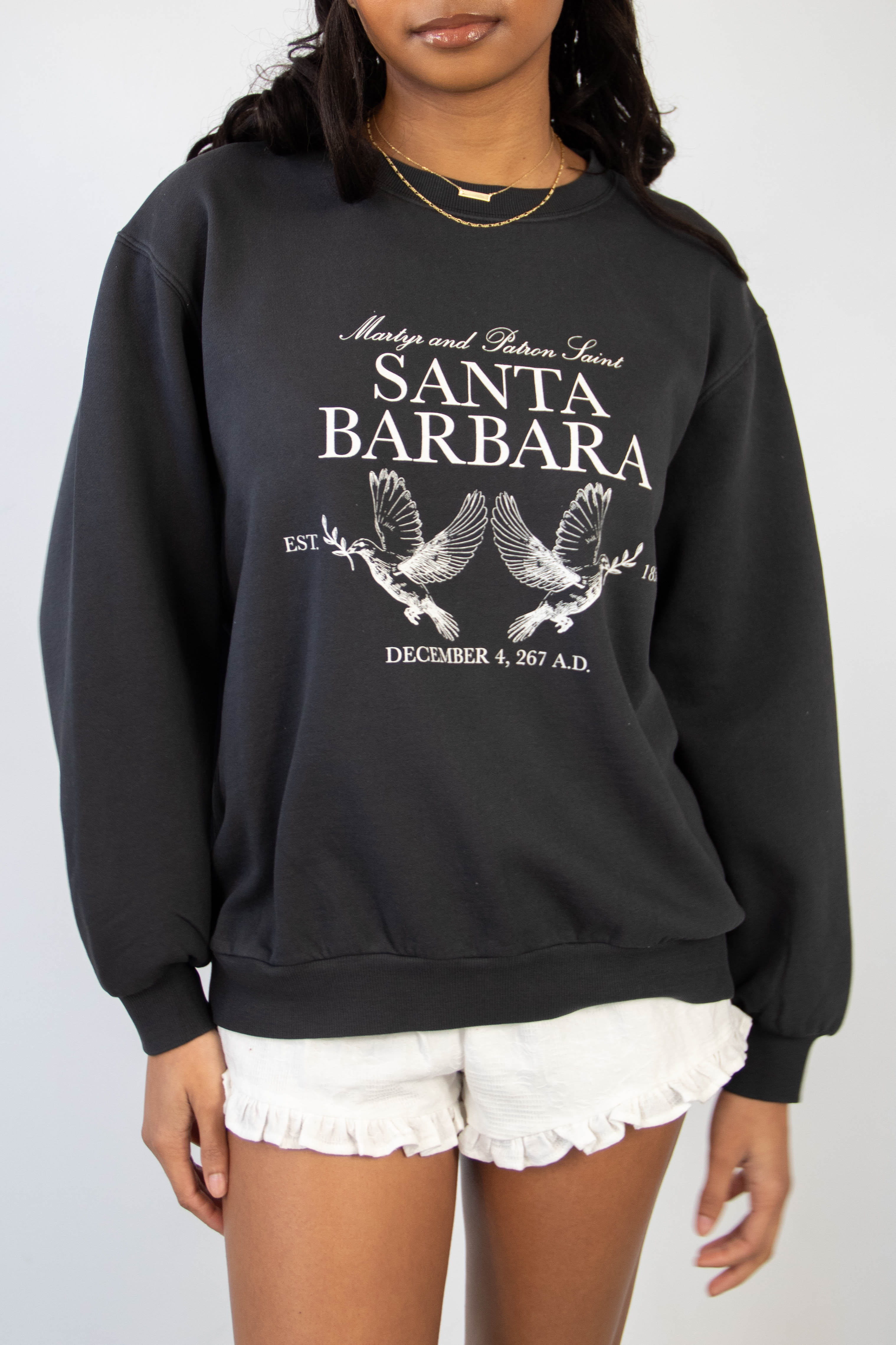 Santa Barbara Graphic Crew Sweatshirt