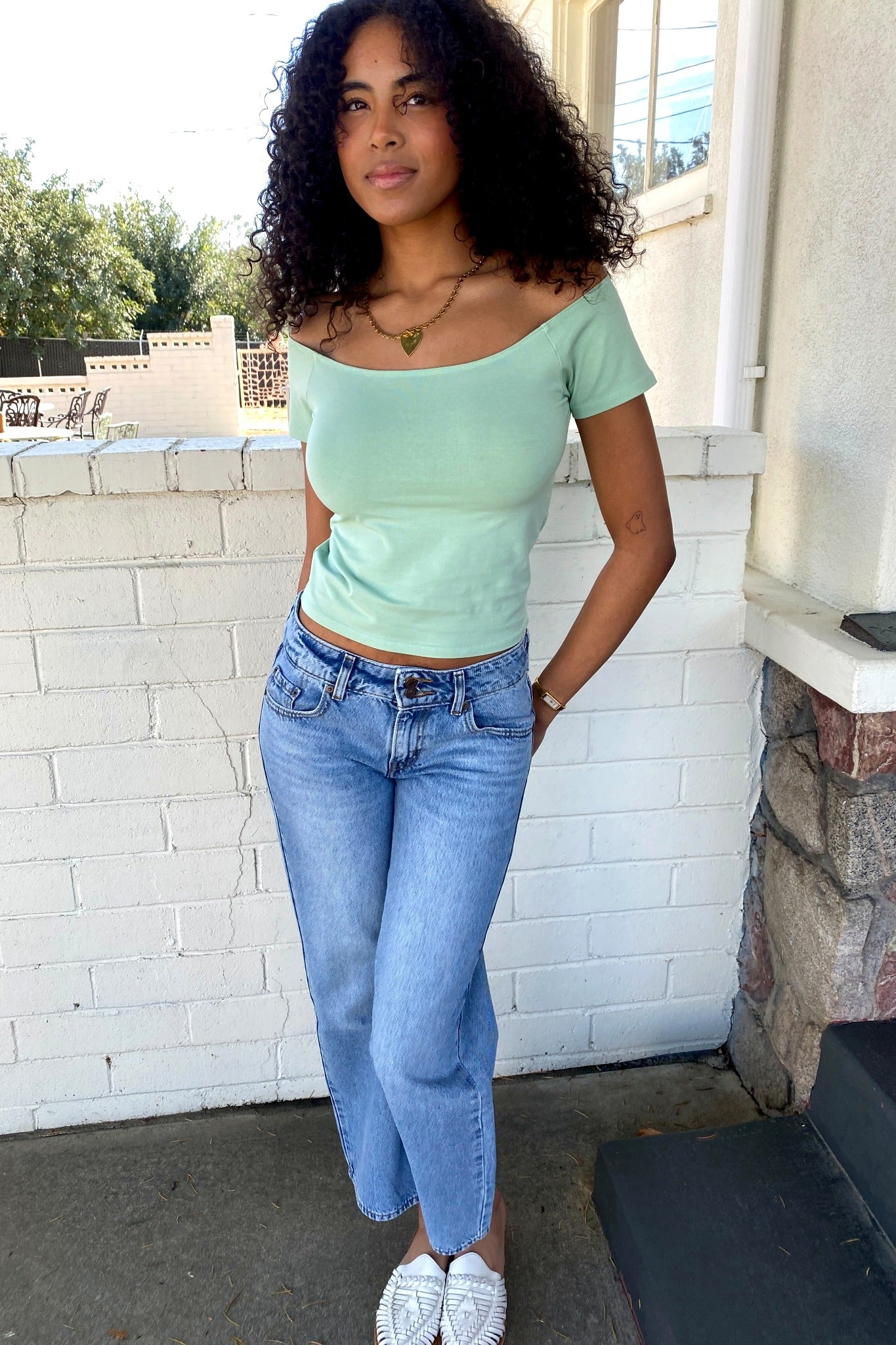 Basic Over The Shoulder Top