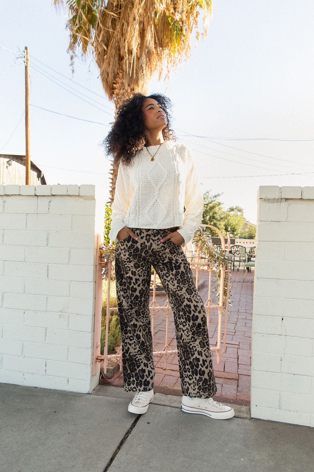 Leopard Print Pants