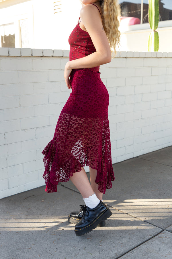 Lace Boho Skirt