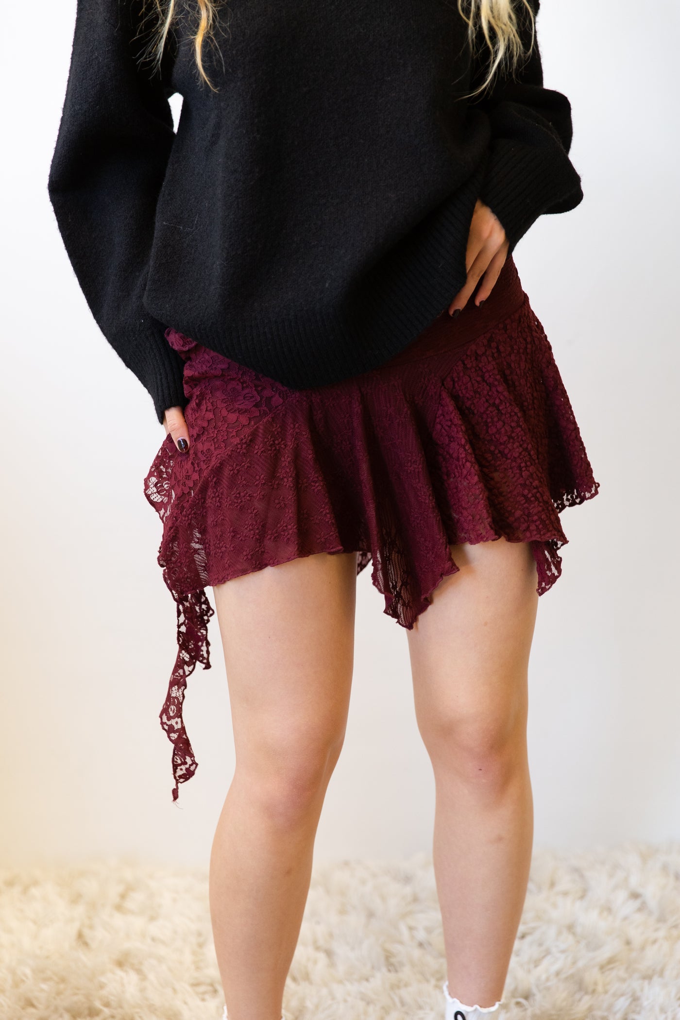 Mixed Media Mini Skort