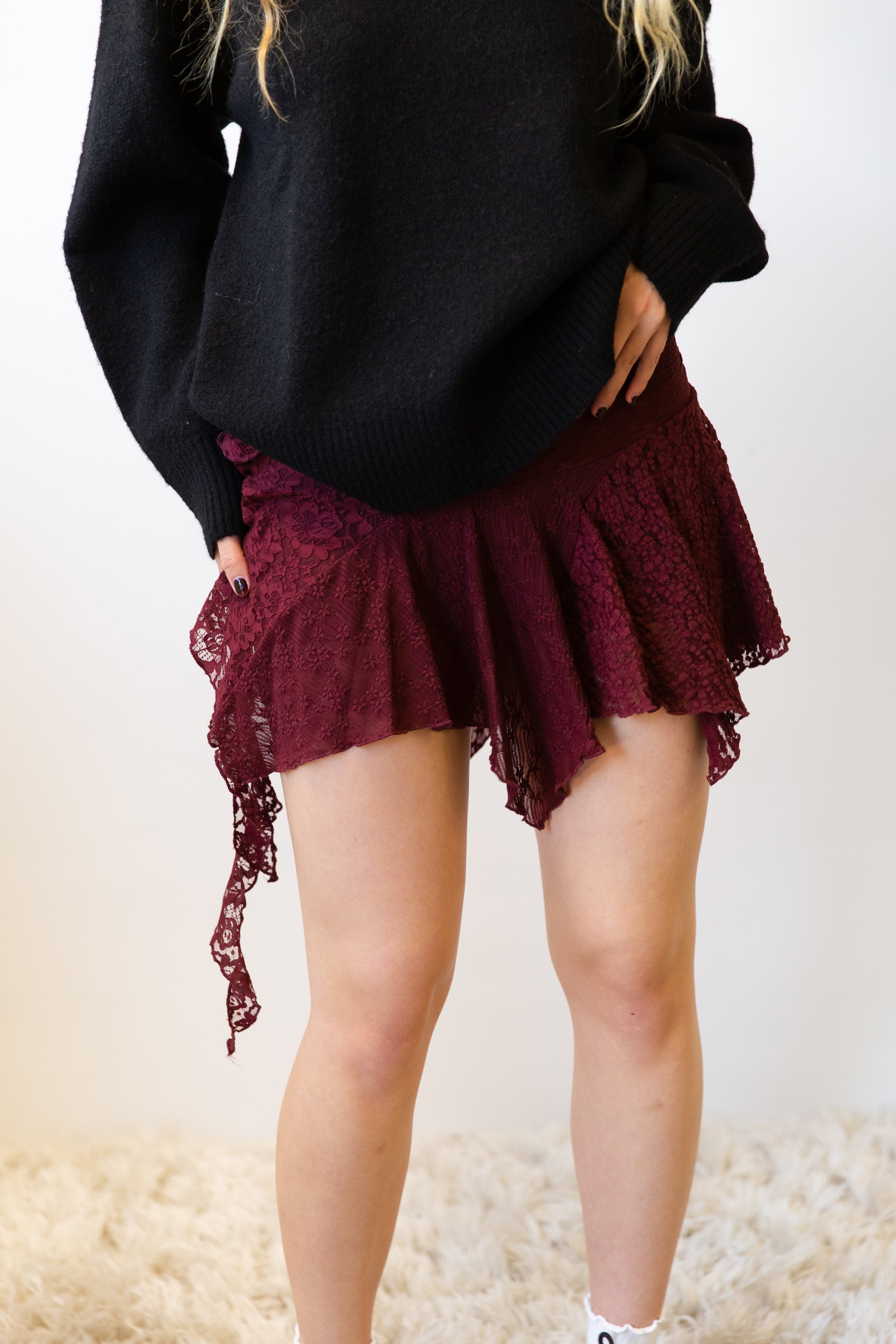 Mixed Media Mini Skort