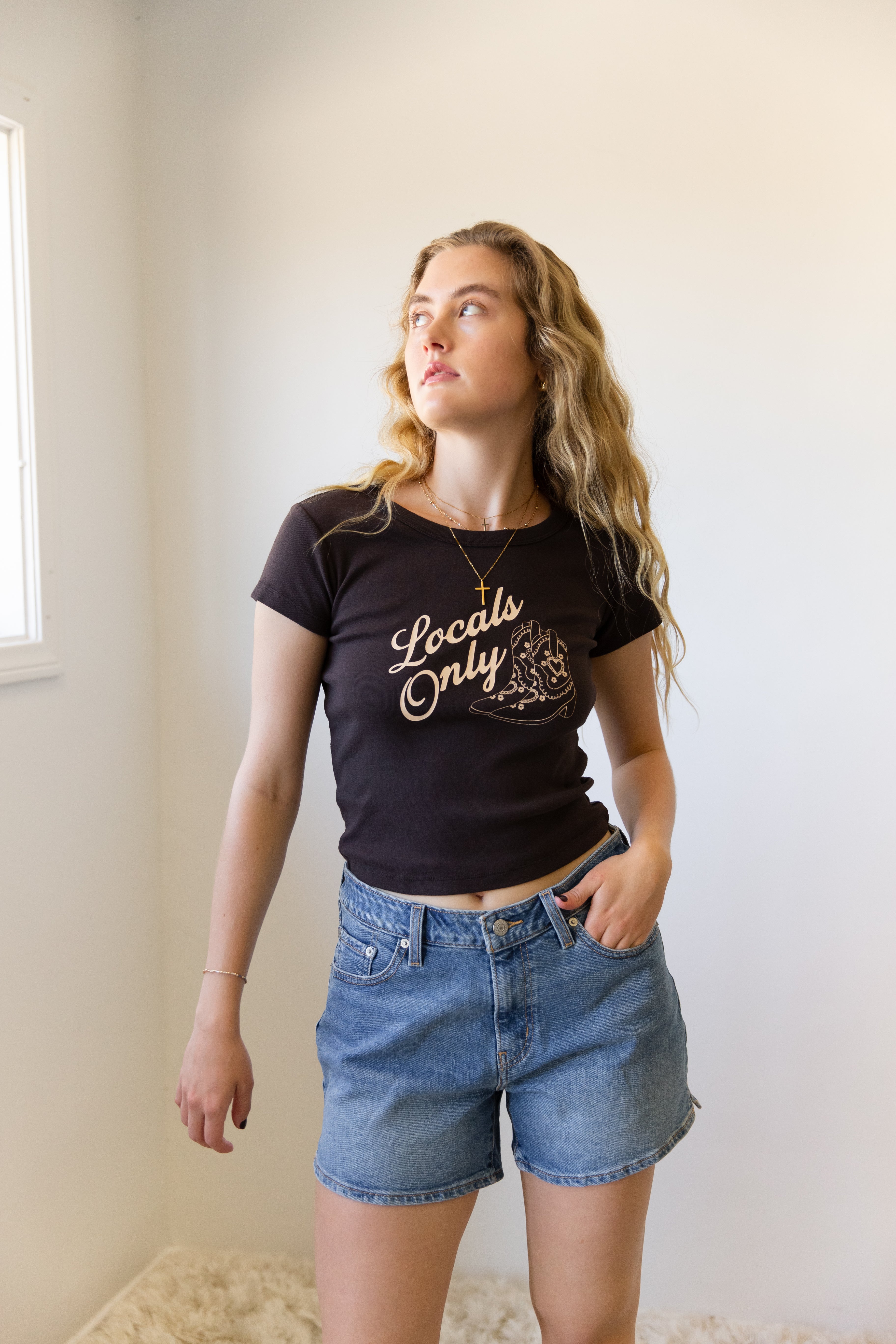 Locals Only OG Graphic Babydoll Tee