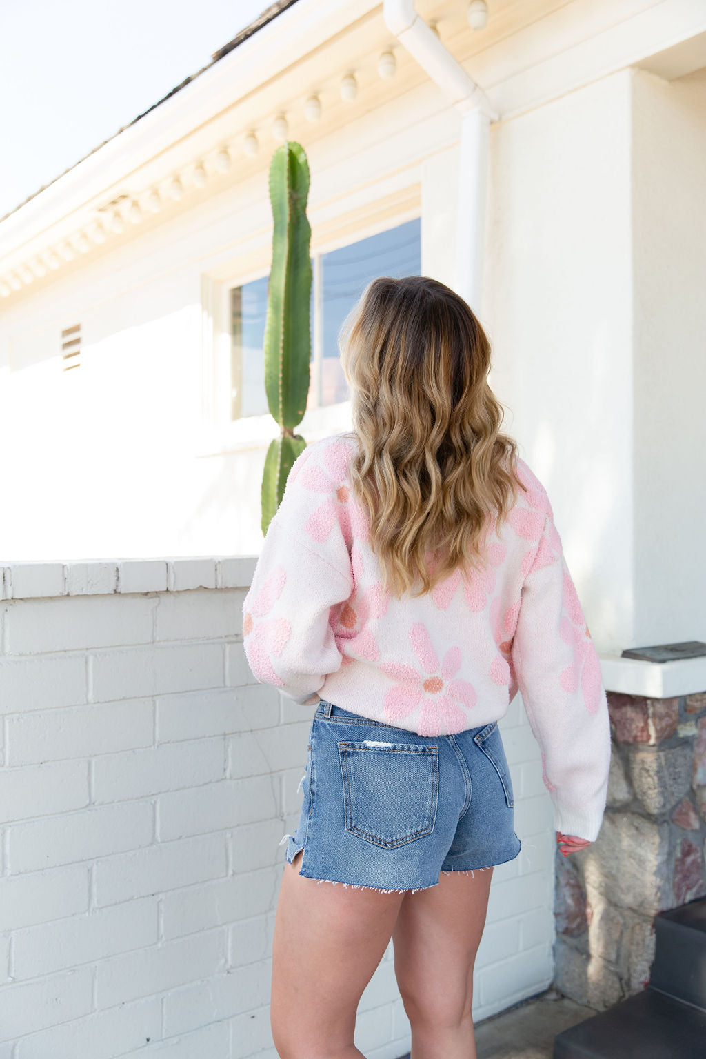 Floral Knit Sweater