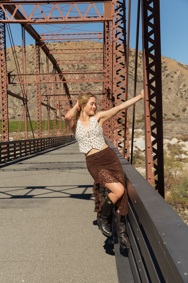 Lace Boho Skirt