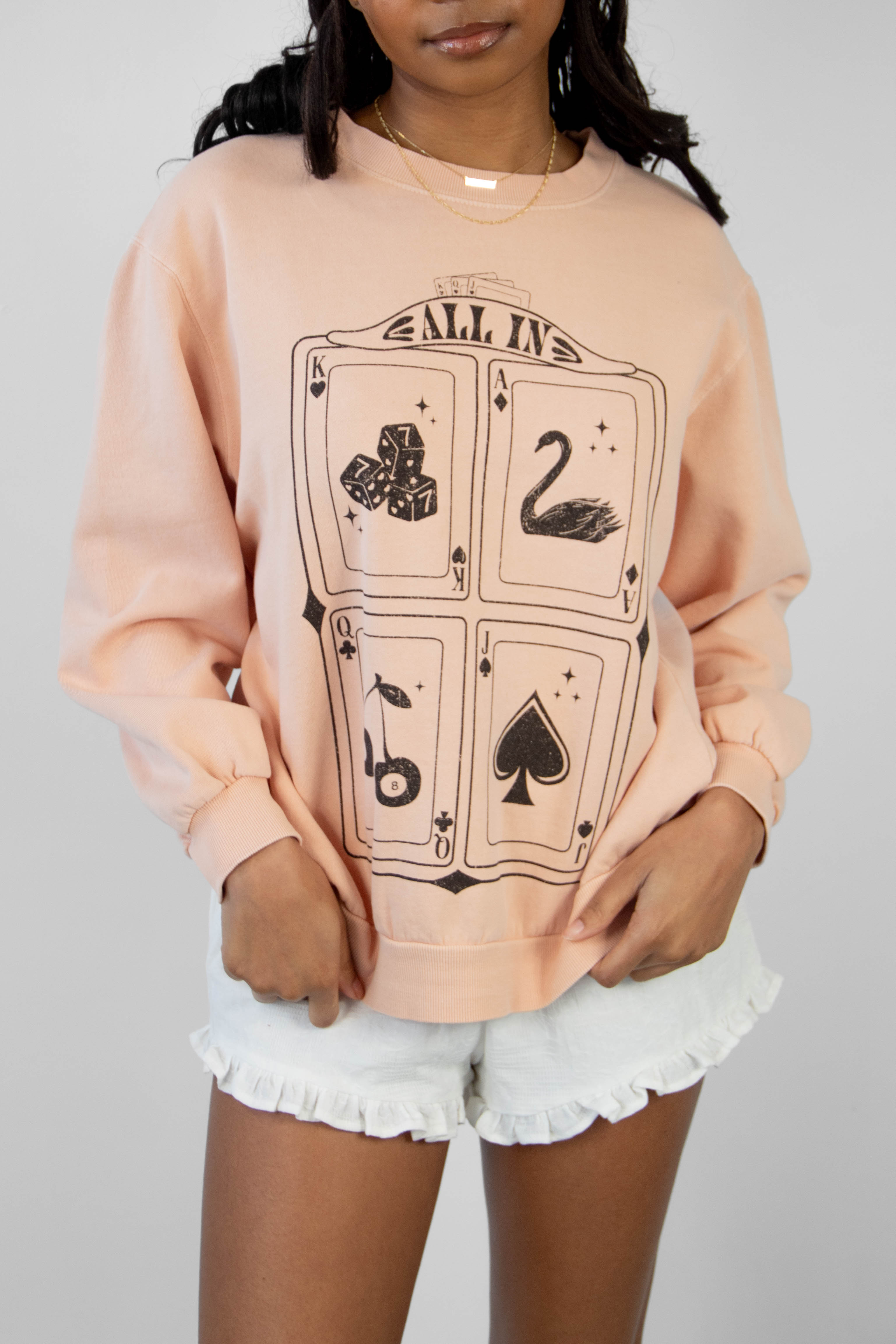 All In Graphic Crew Sweatshirt