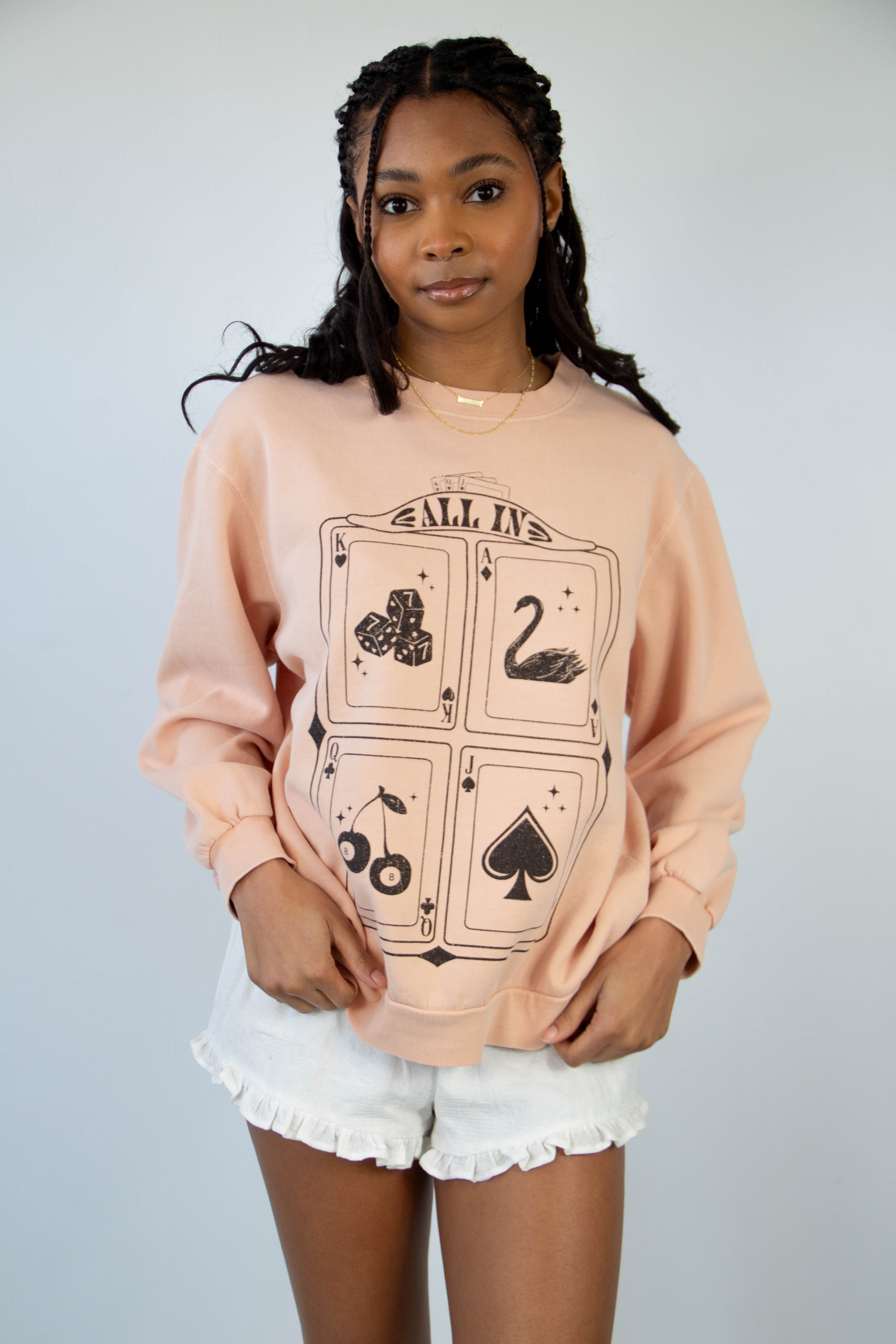 All In Graphic Crew Sweatshirt