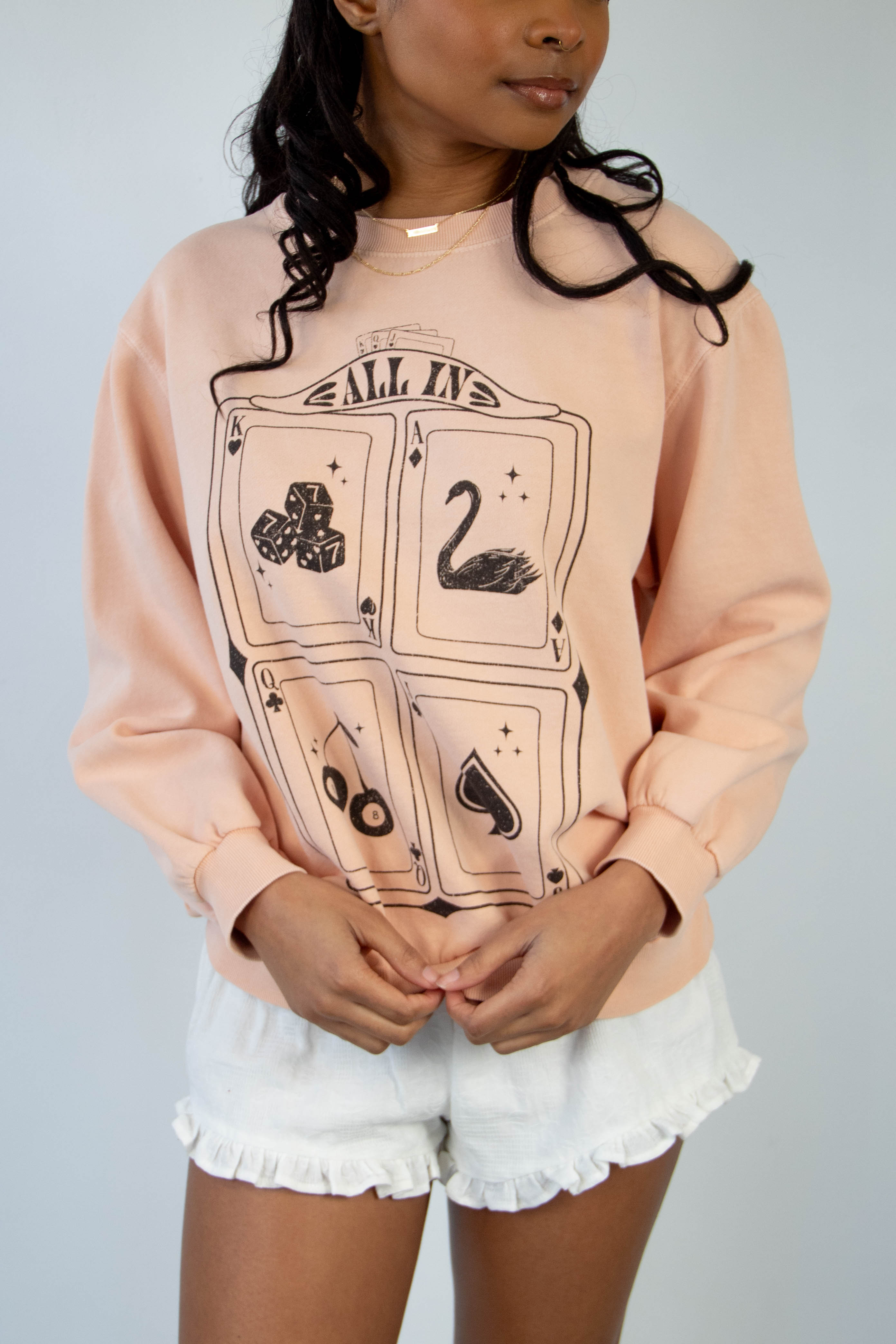 All In Graphic Crew Sweatshirt