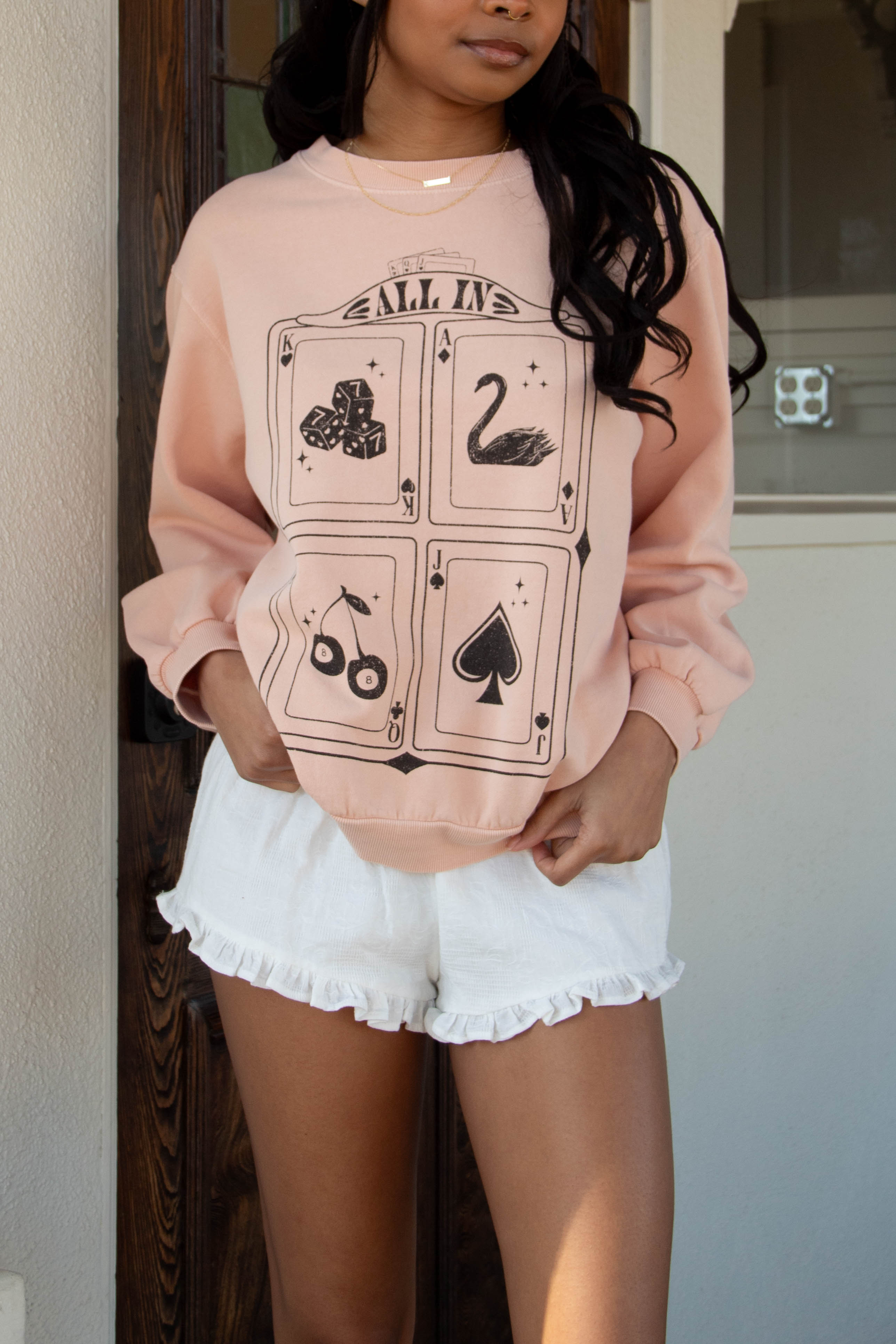 All In Graphic Crew Sweatshirt