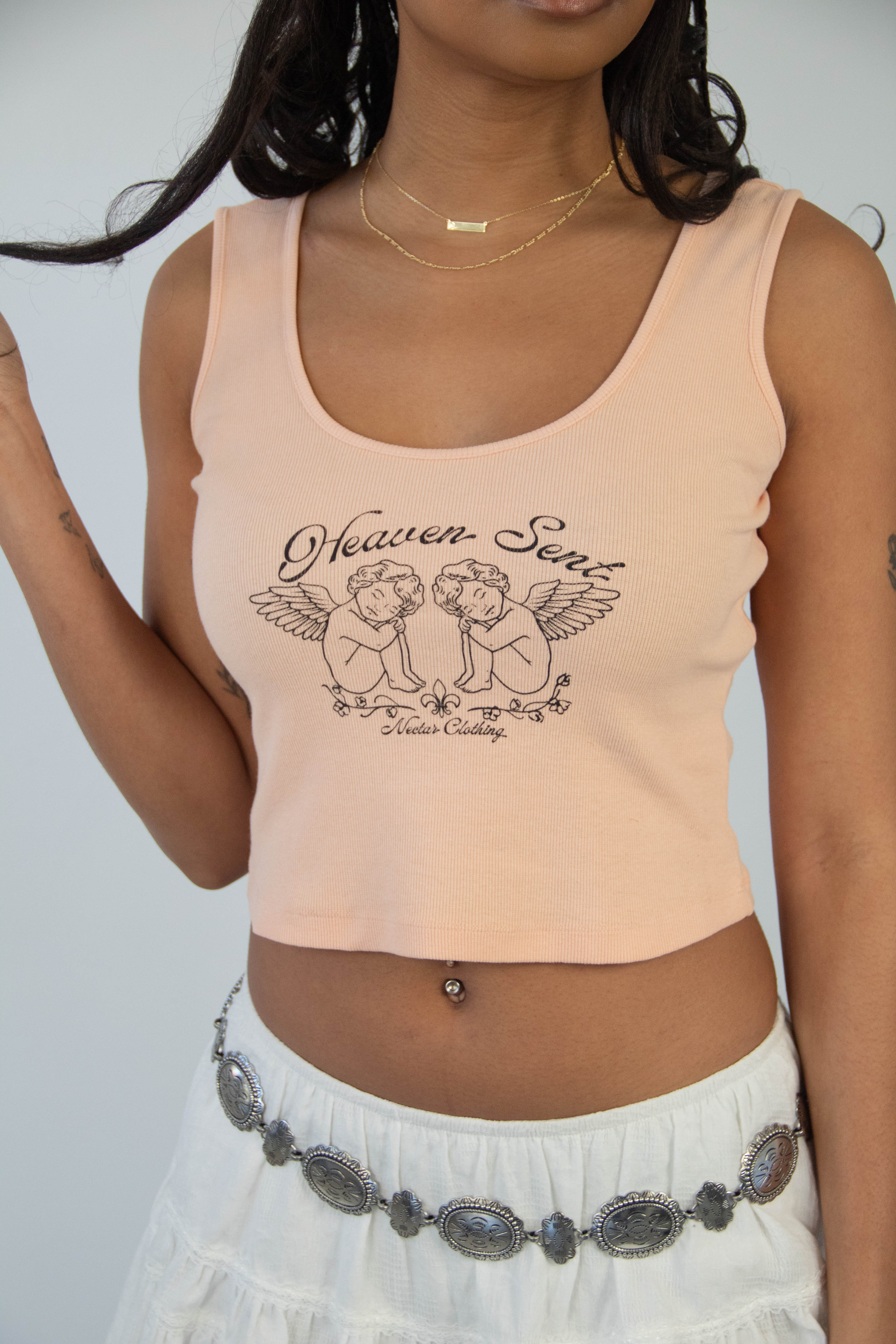 Heaven Sent Graphic Tank Top