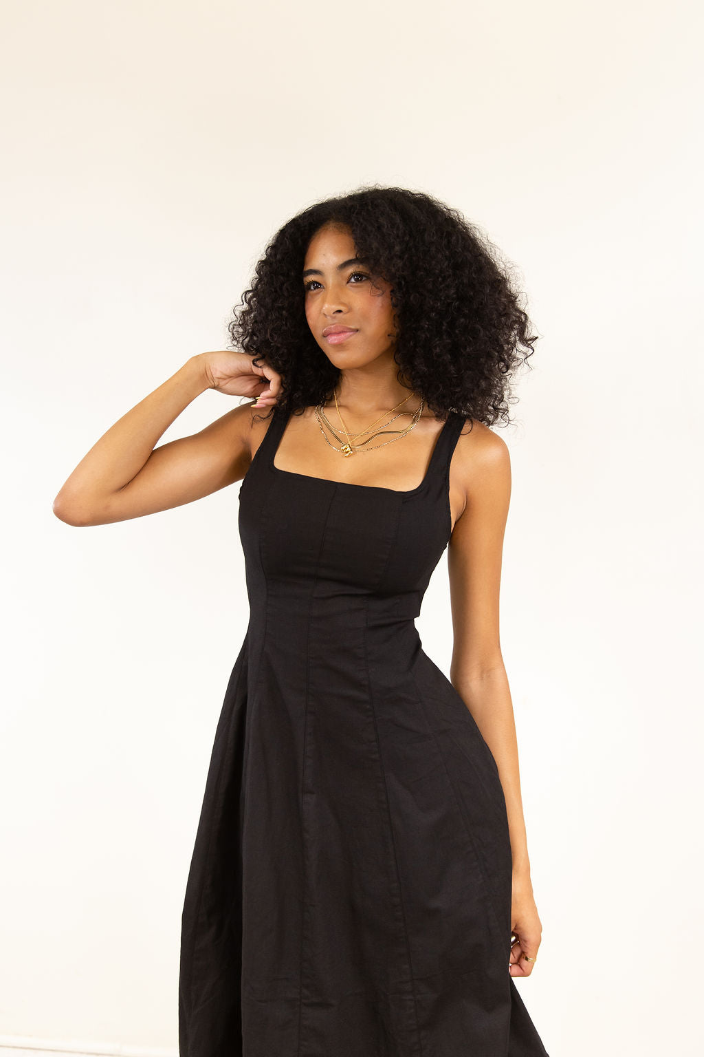 A-Line Midi Dress by For Good