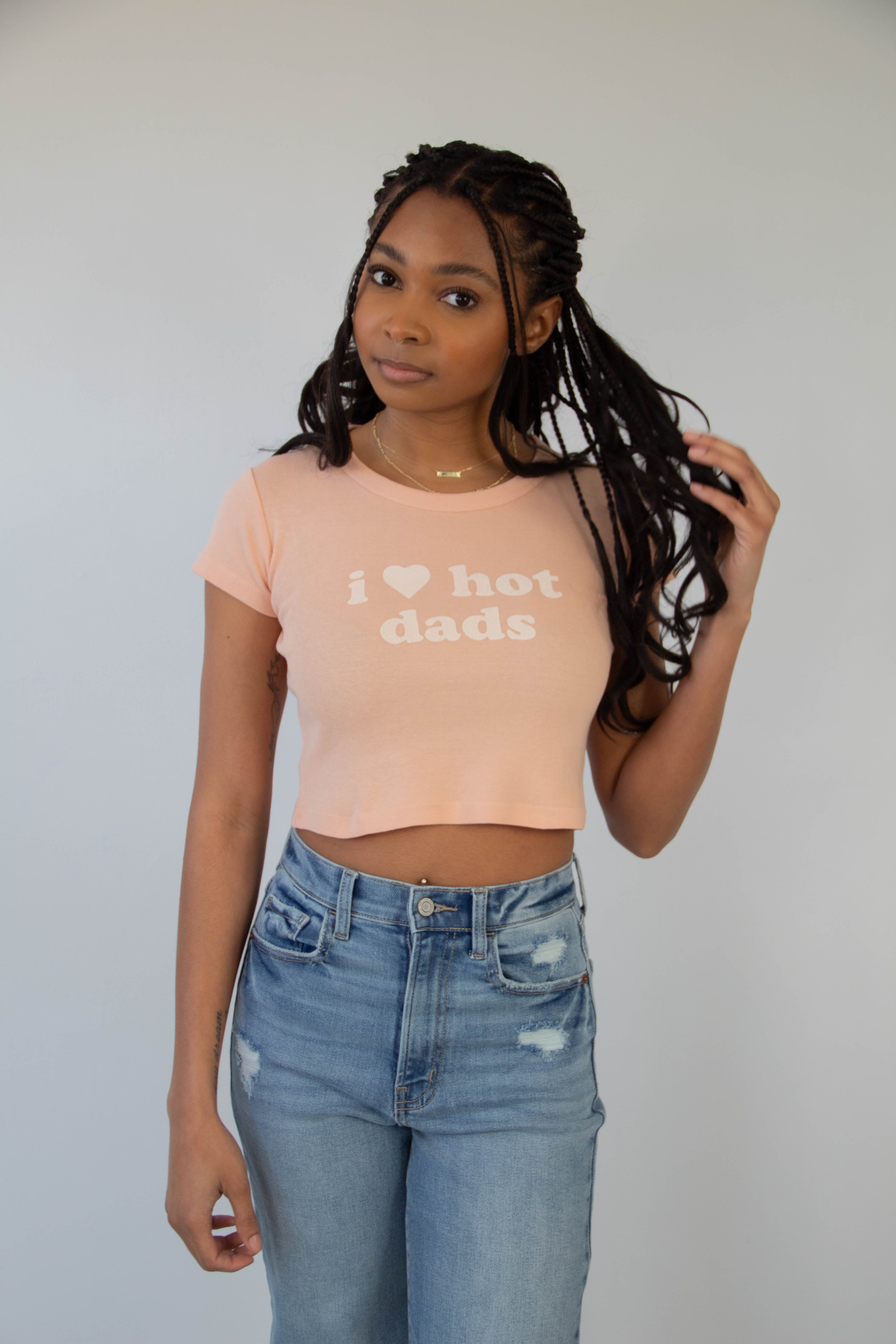 Hot Dads OG Graphic Babydoll Tee