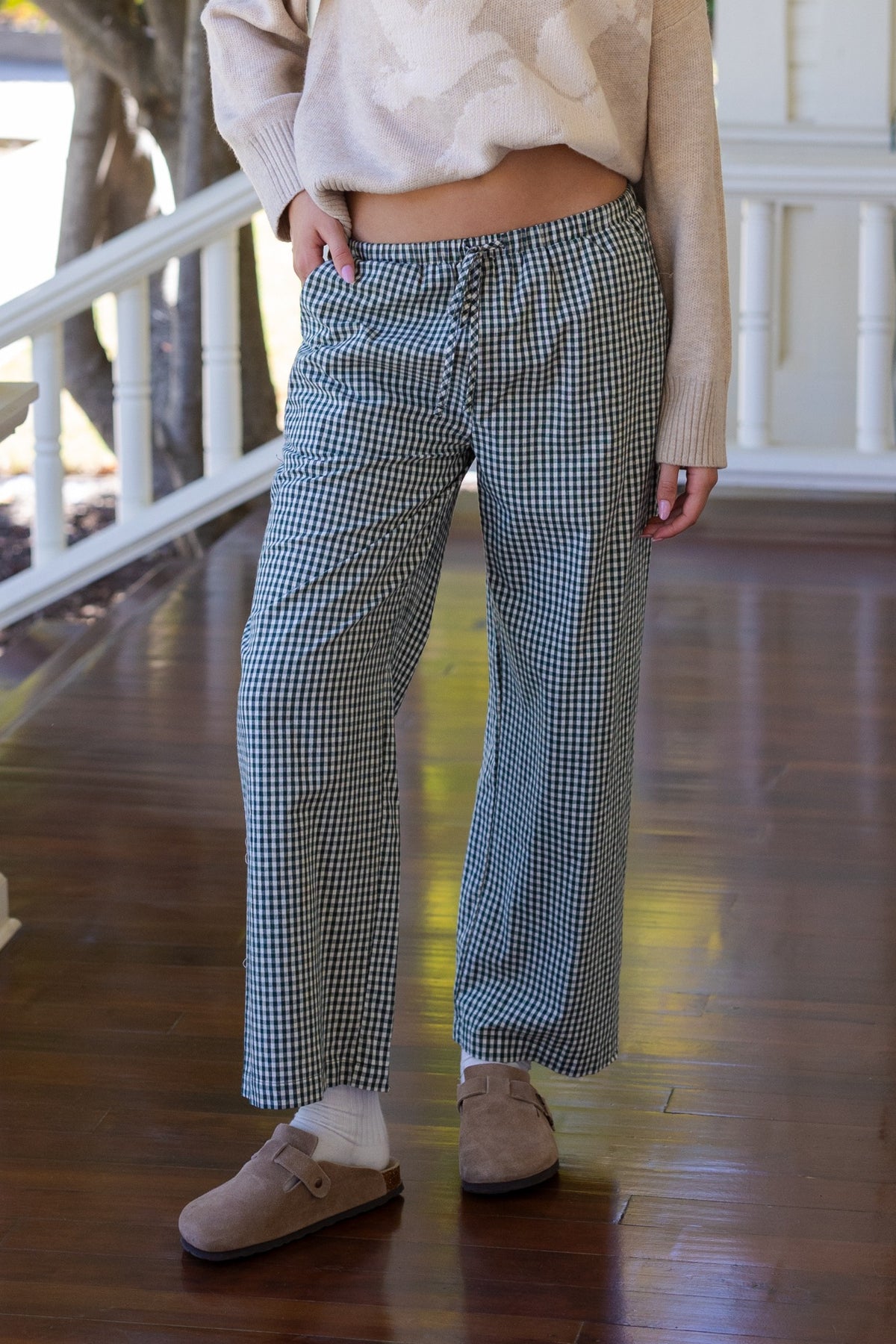 Gingham Pants