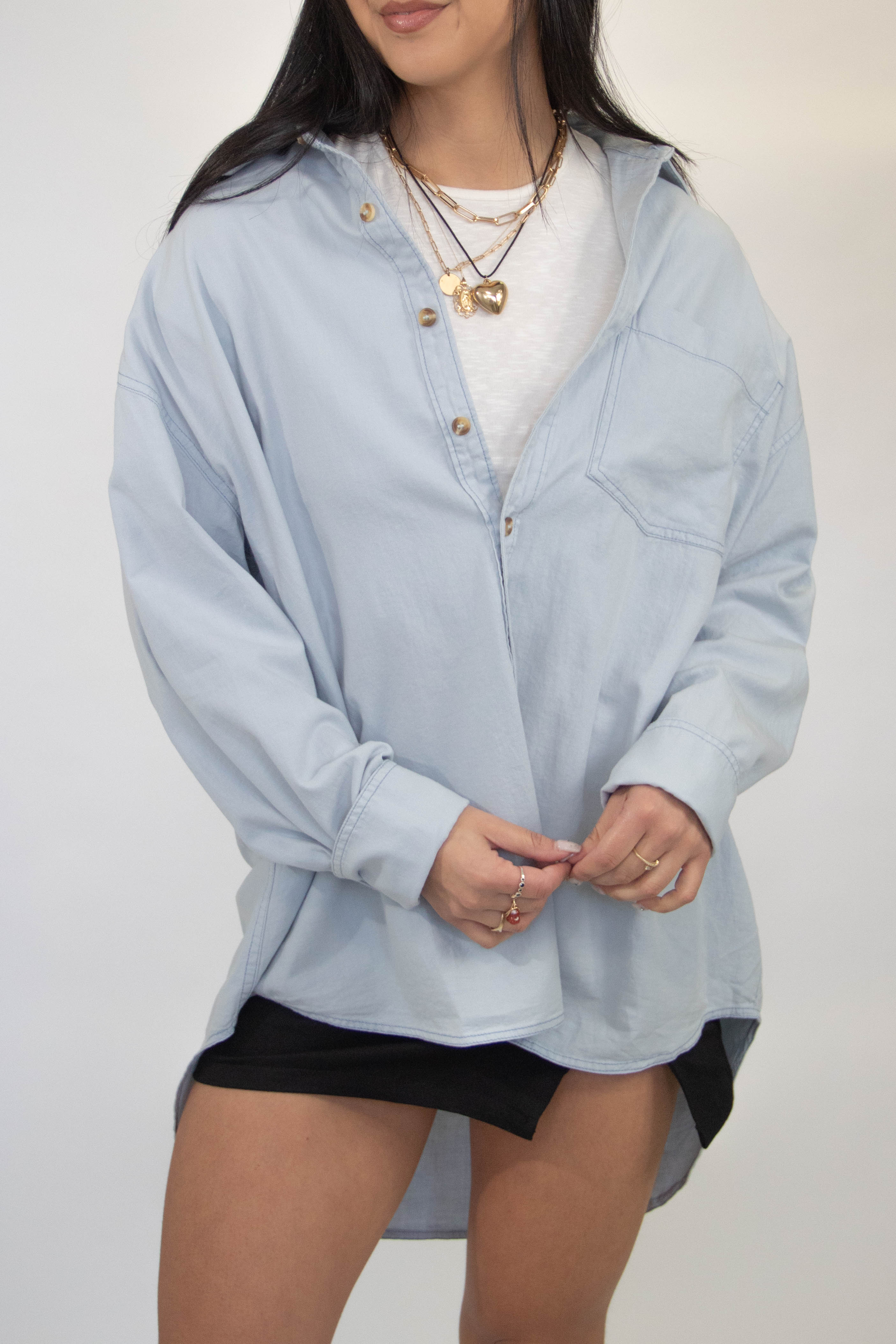 Oversized Long Sleeve Top