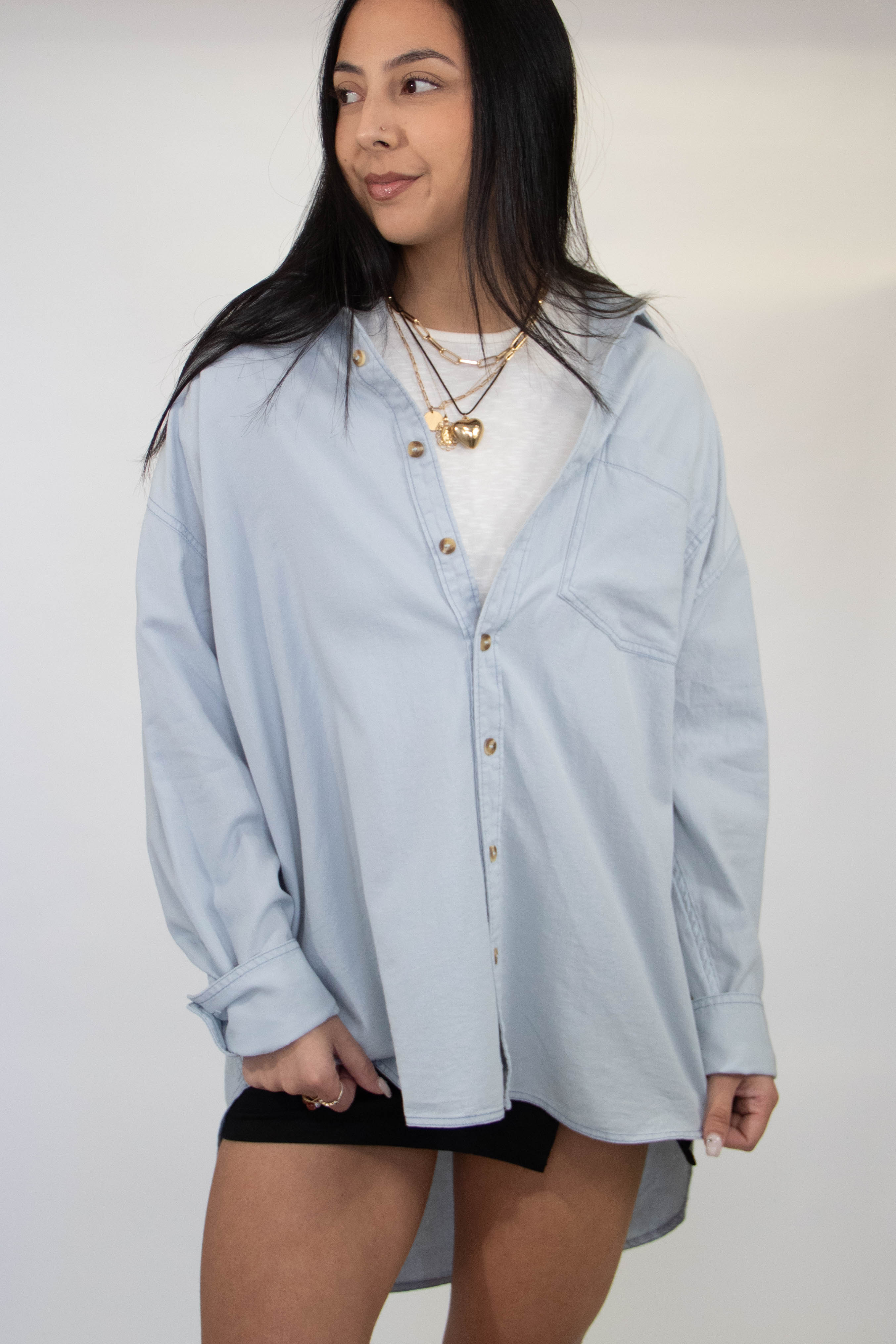 Oversized Long Sleeve Top