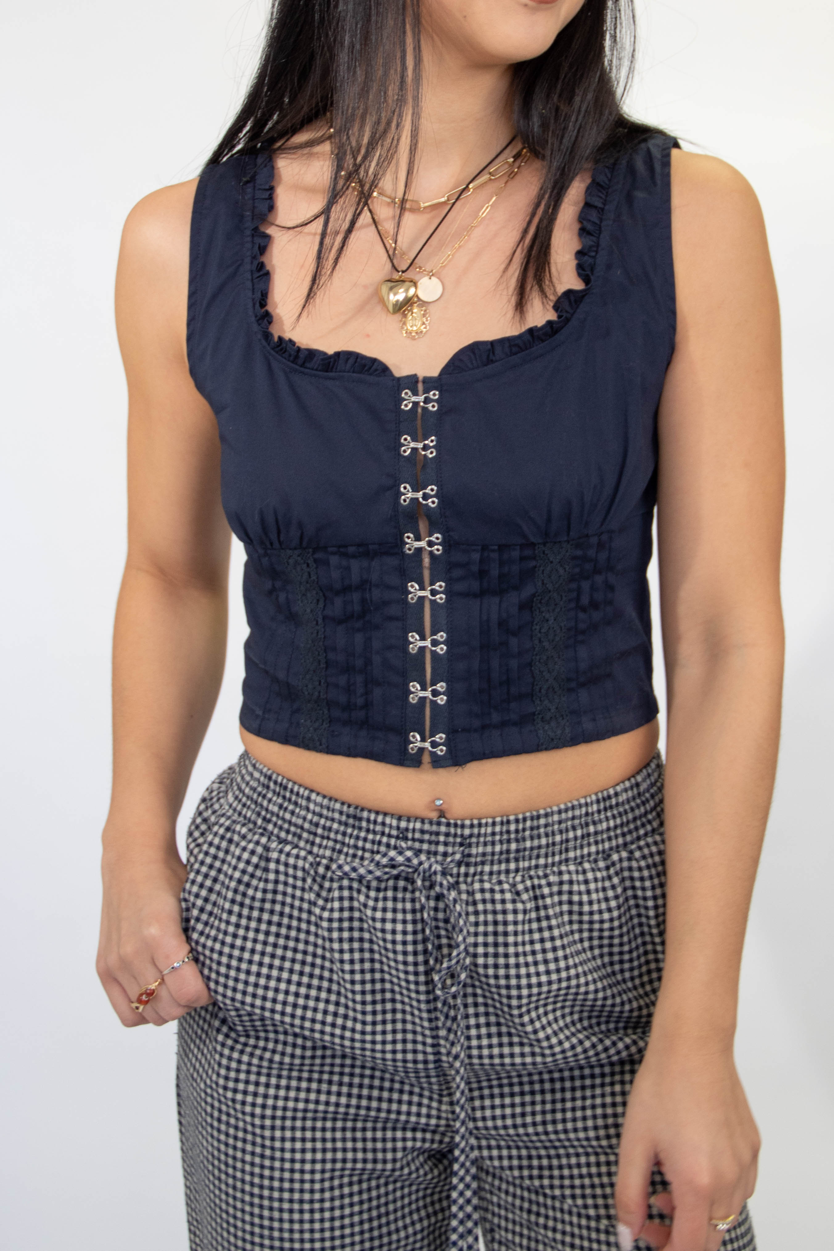 Sleeveless Corset Top