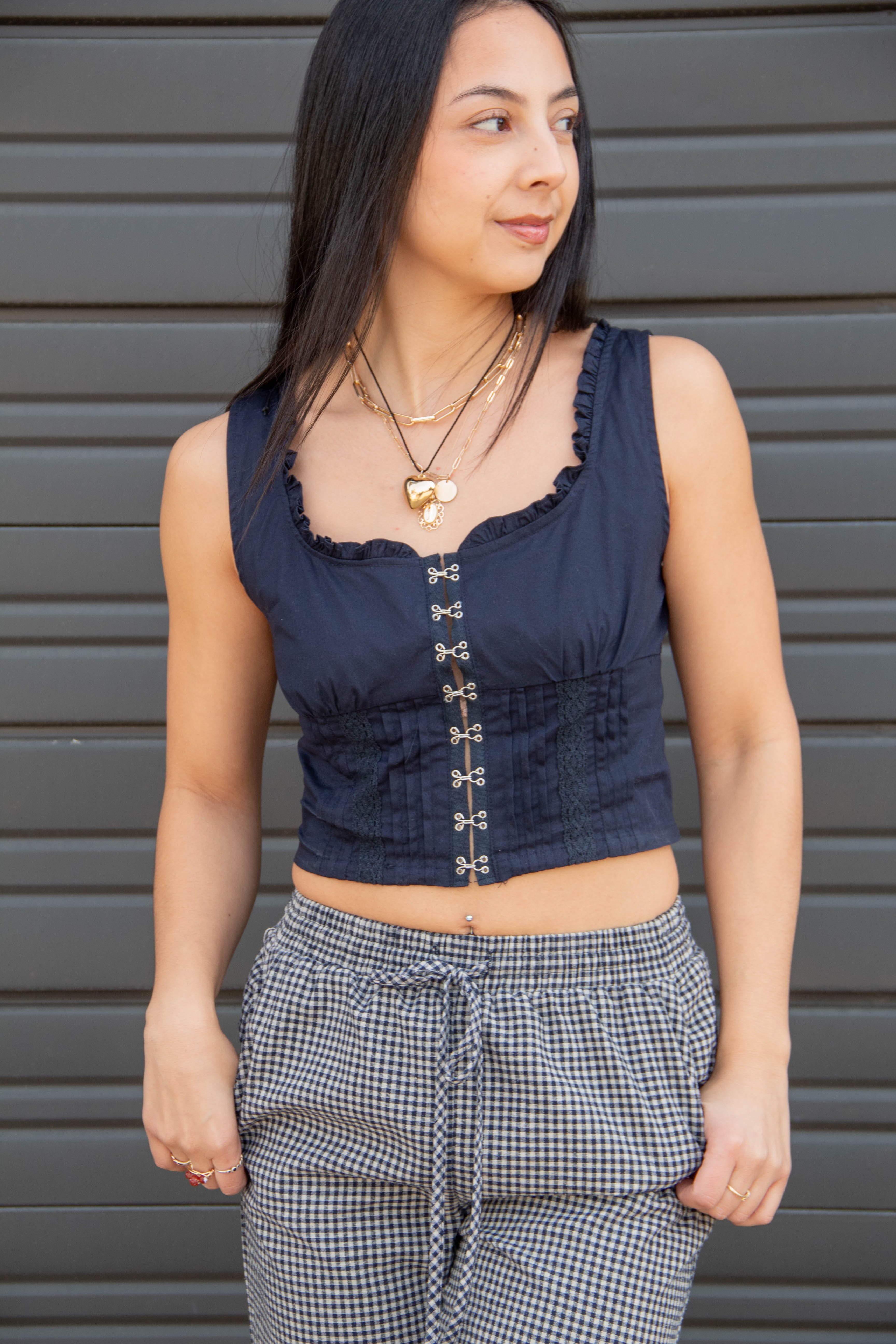 Sleeveless Corset Top