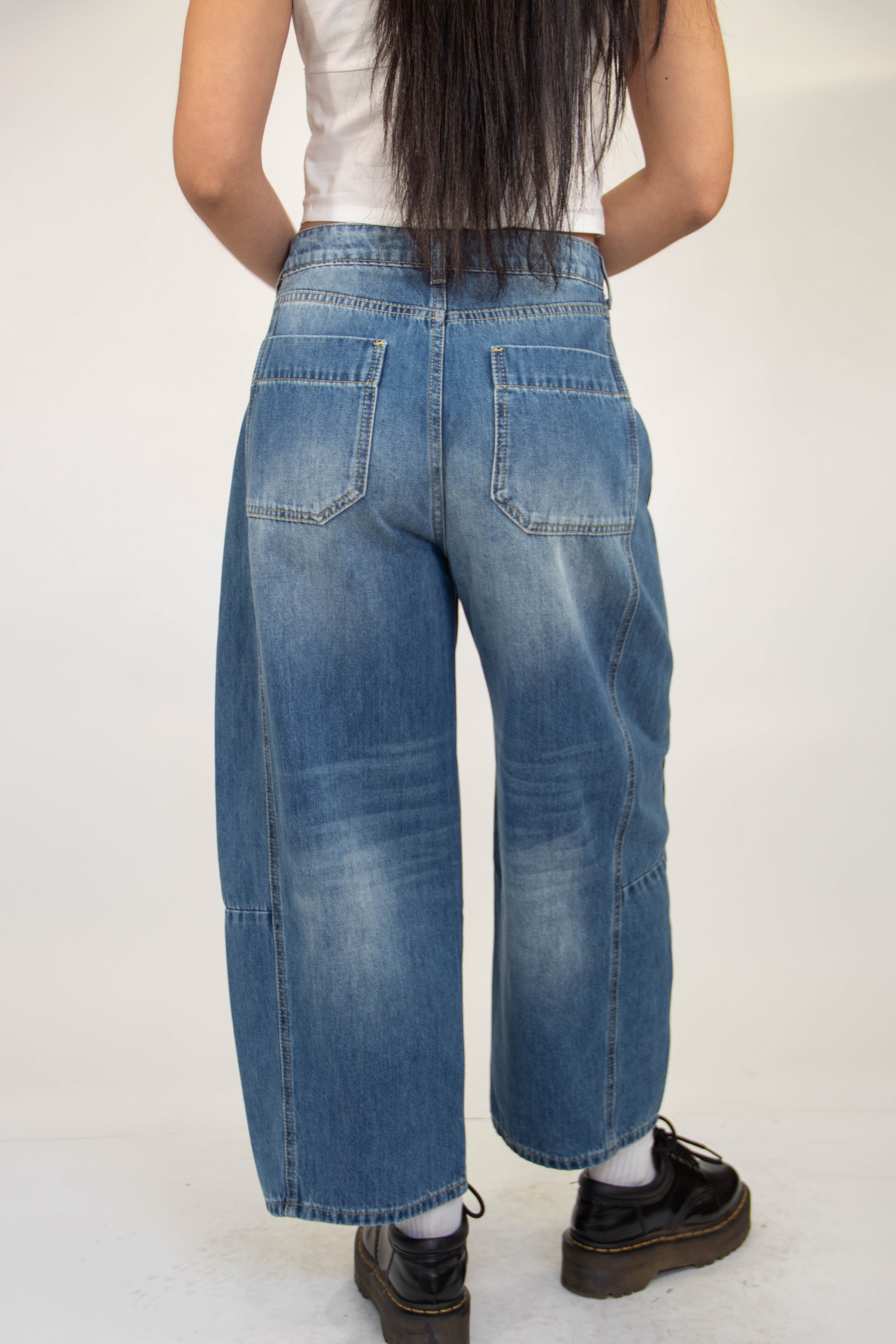 Crop Barrel Jeans by For Good