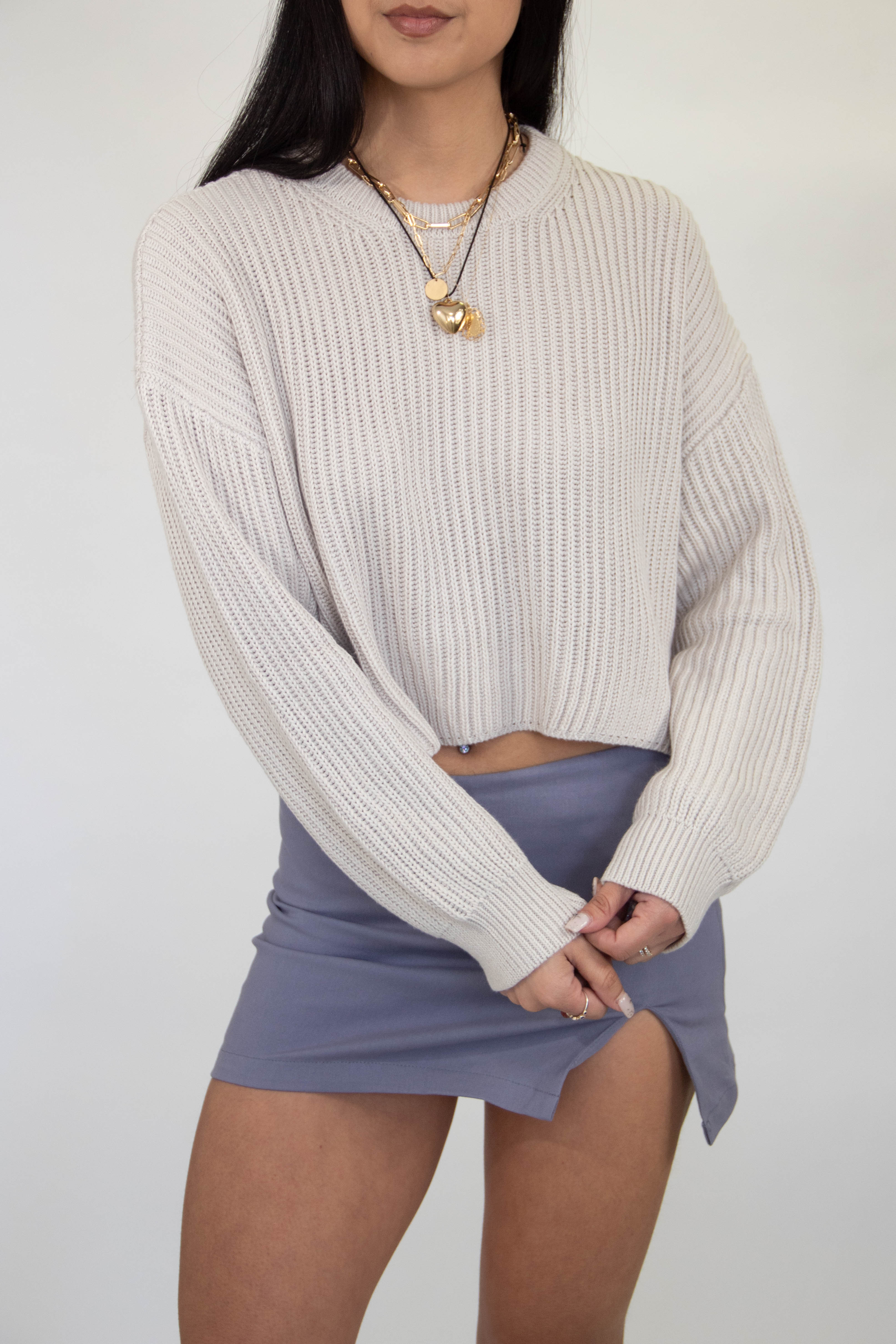 Ribbed Knit Sweater