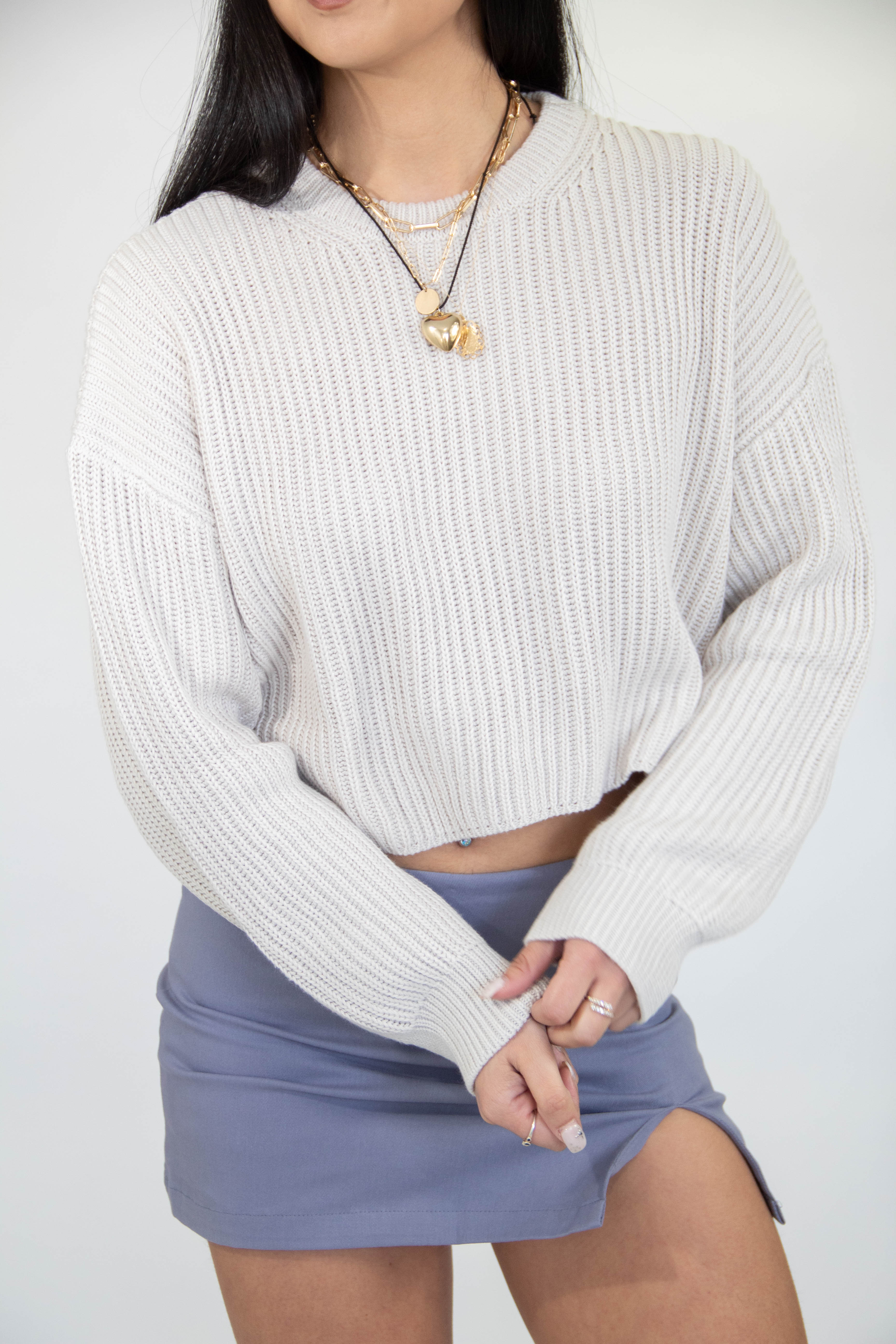 Ribbed Knit Sweater