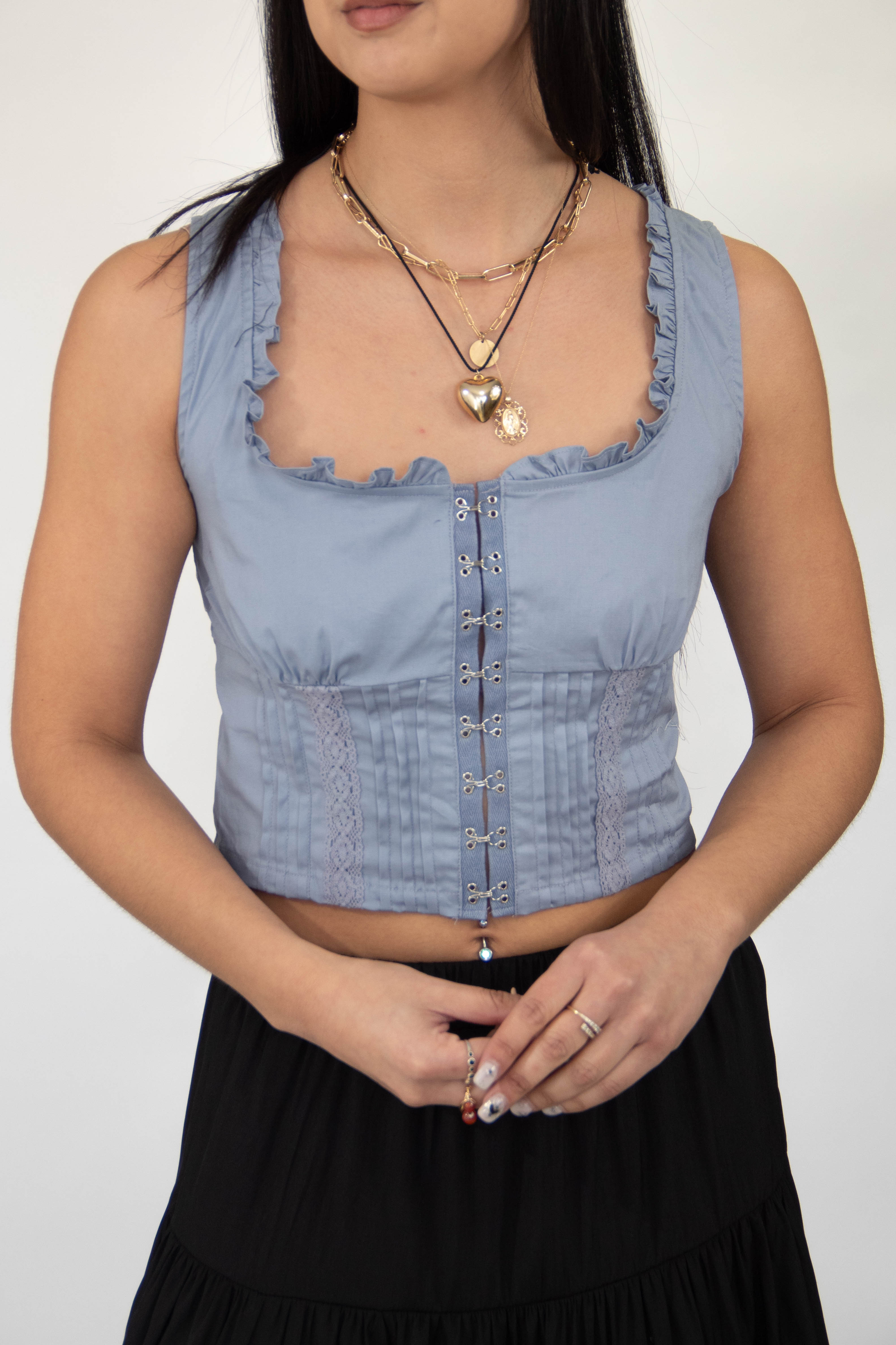 Sleeveless Corset Top