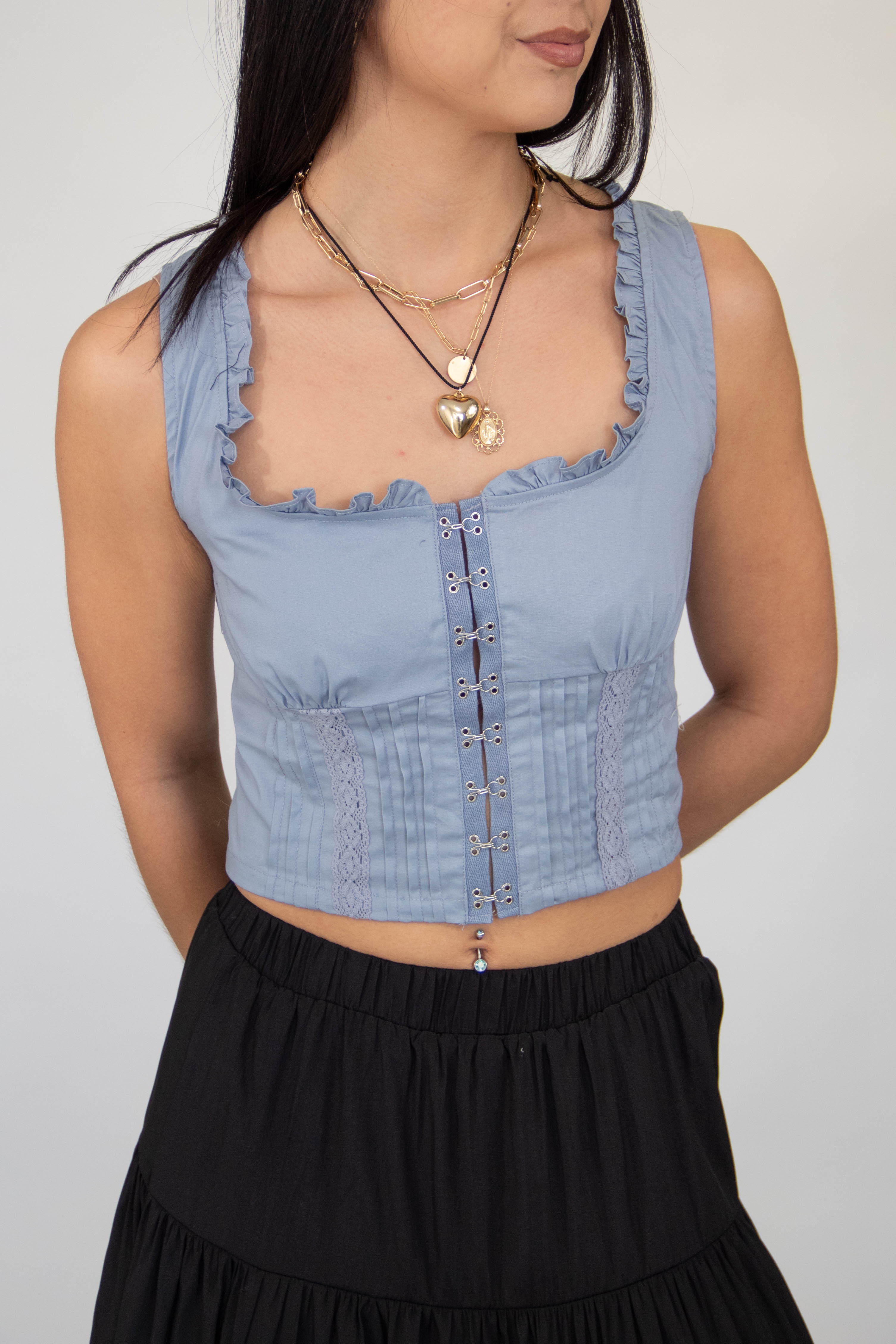 Sleeveless Corset Top