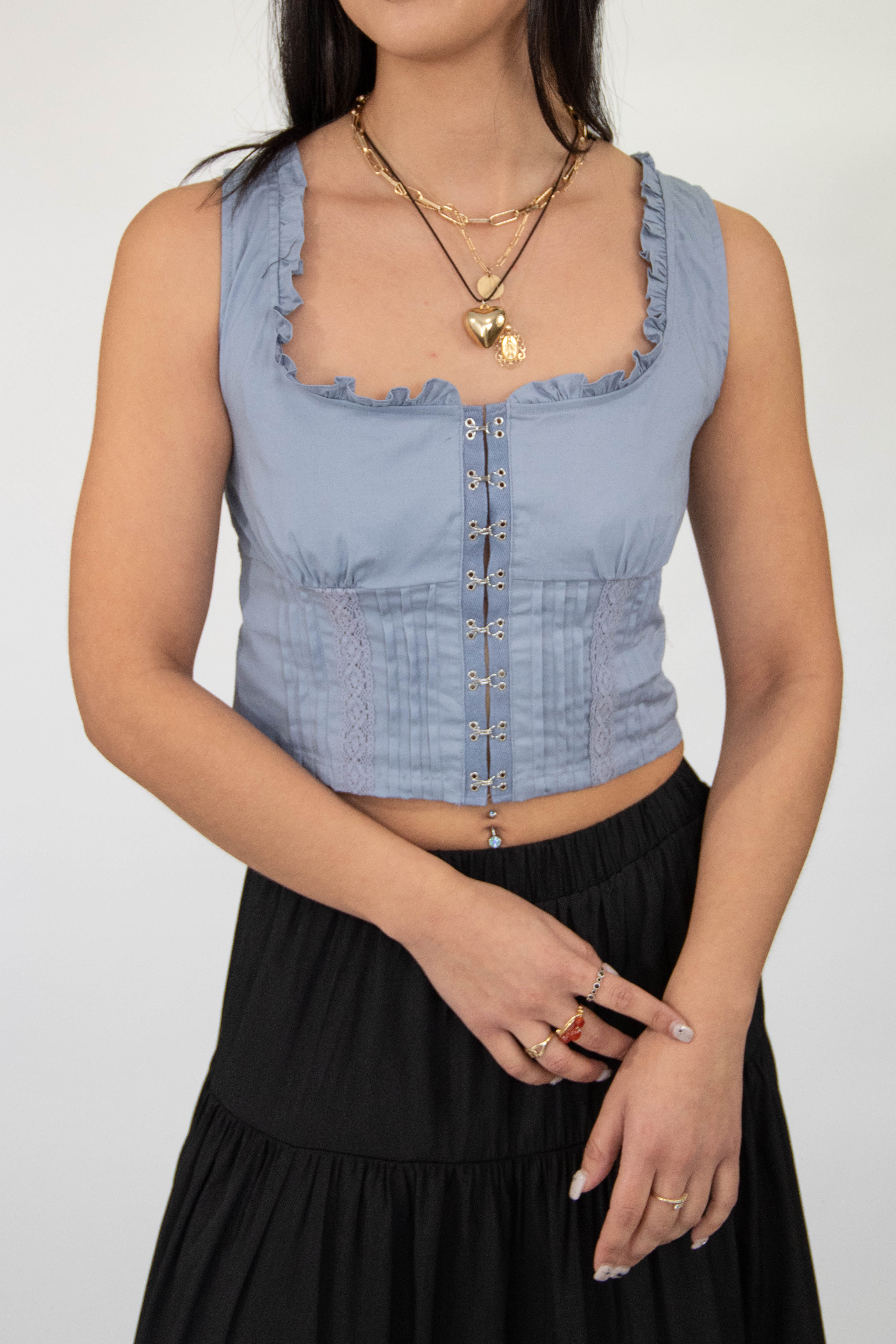 Sleeveless Corset Top