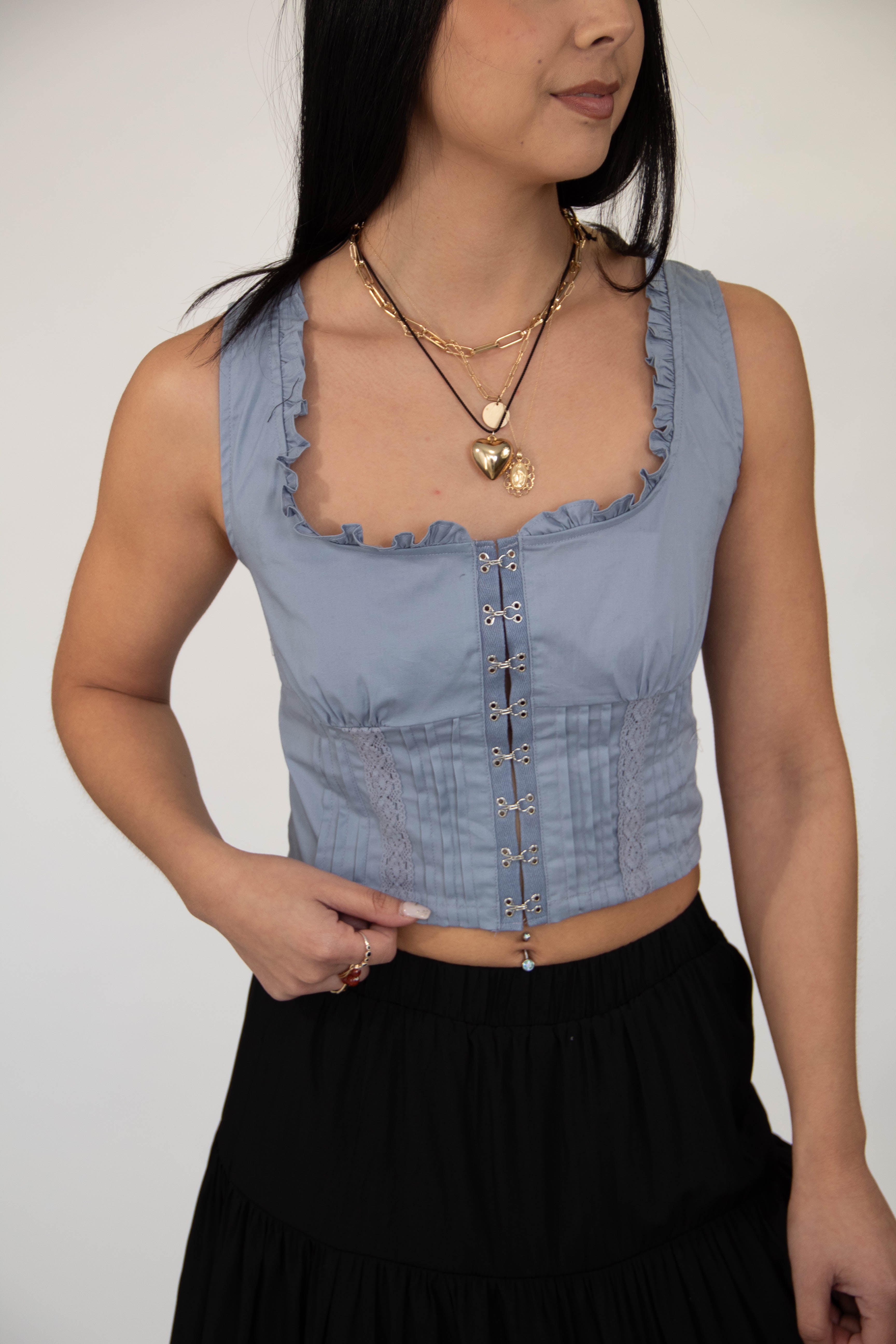 Sleeveless Corset Top