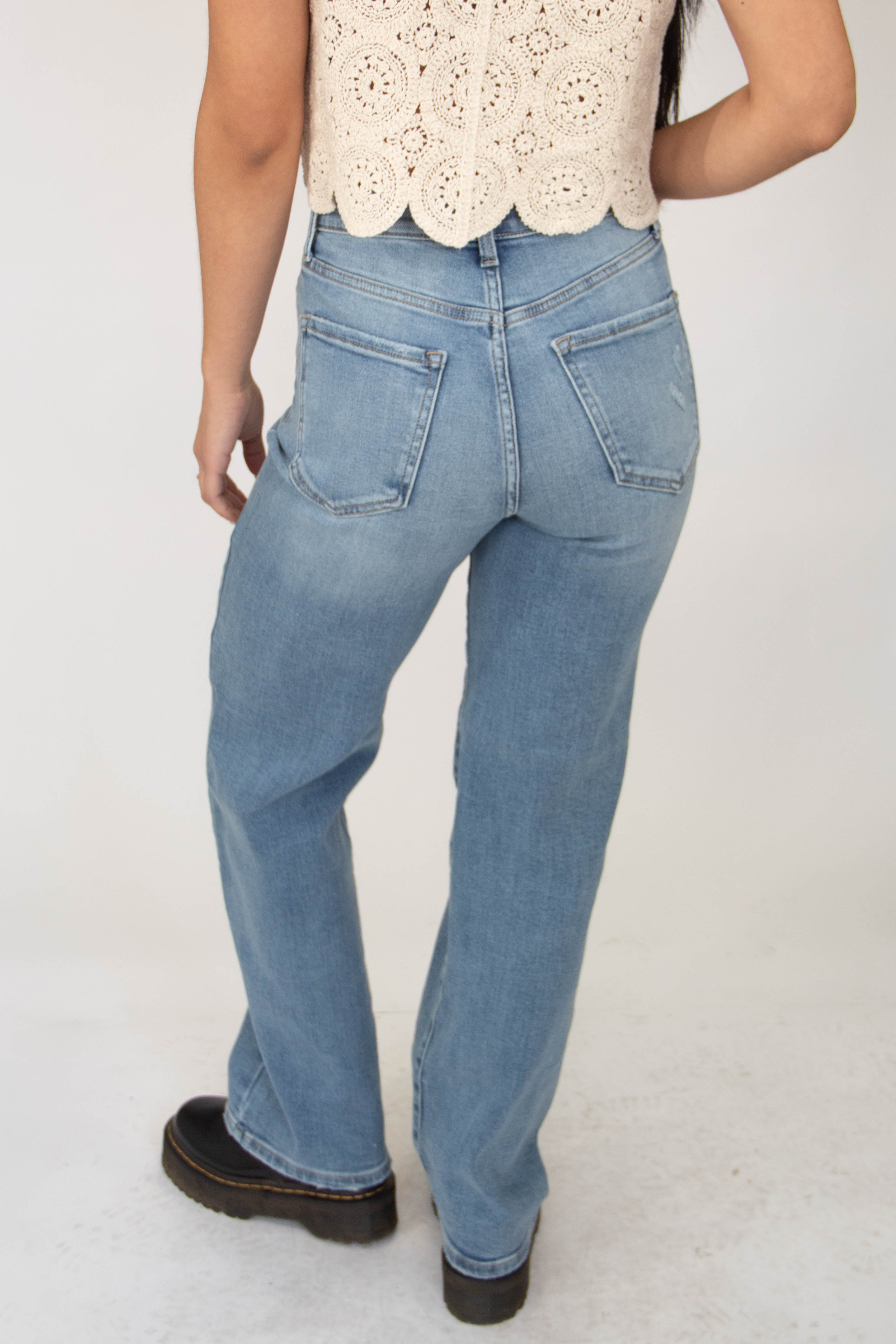 Nectar Premium Denim: The Hazel High Rise Dad Jeans