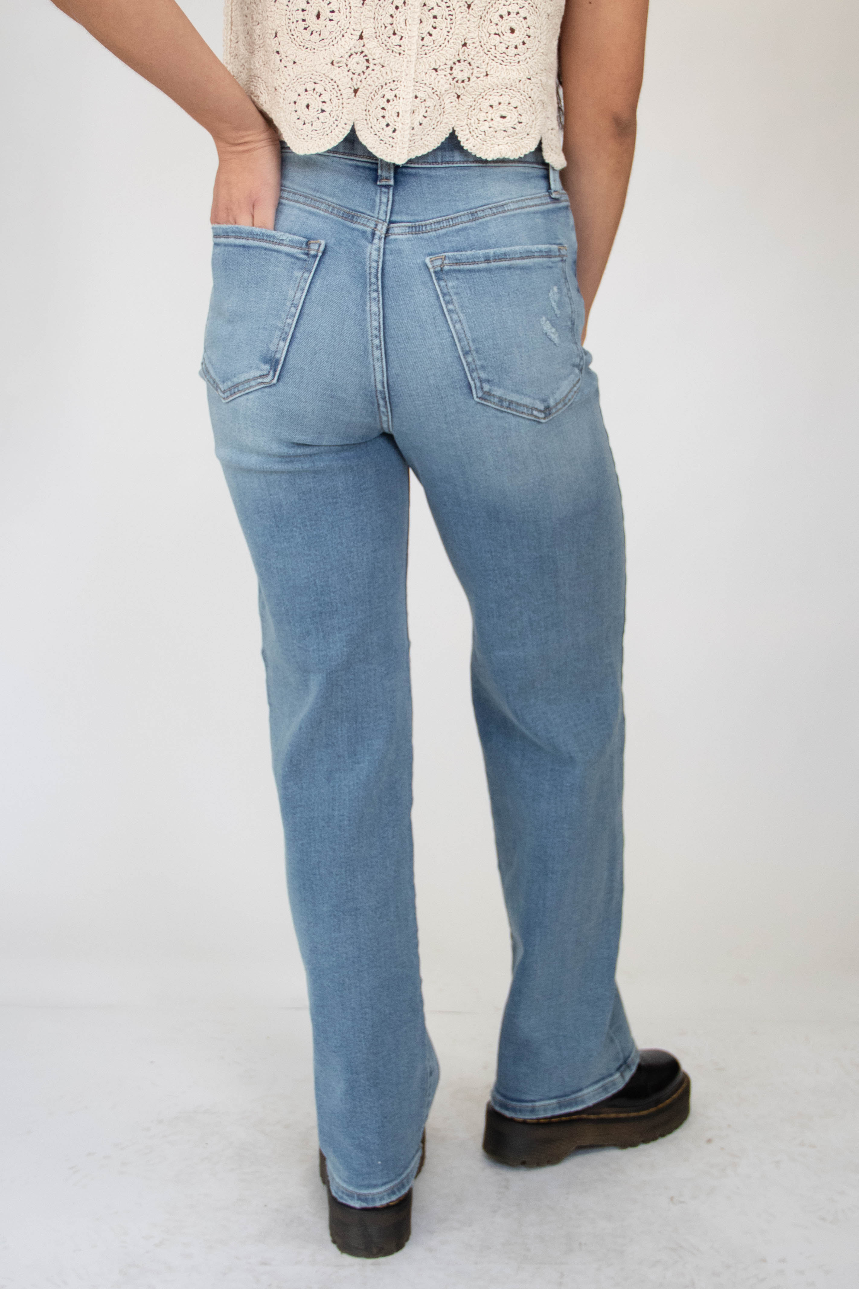 Nectar Premium Denim: The Hazel High Rise Dad Jeans