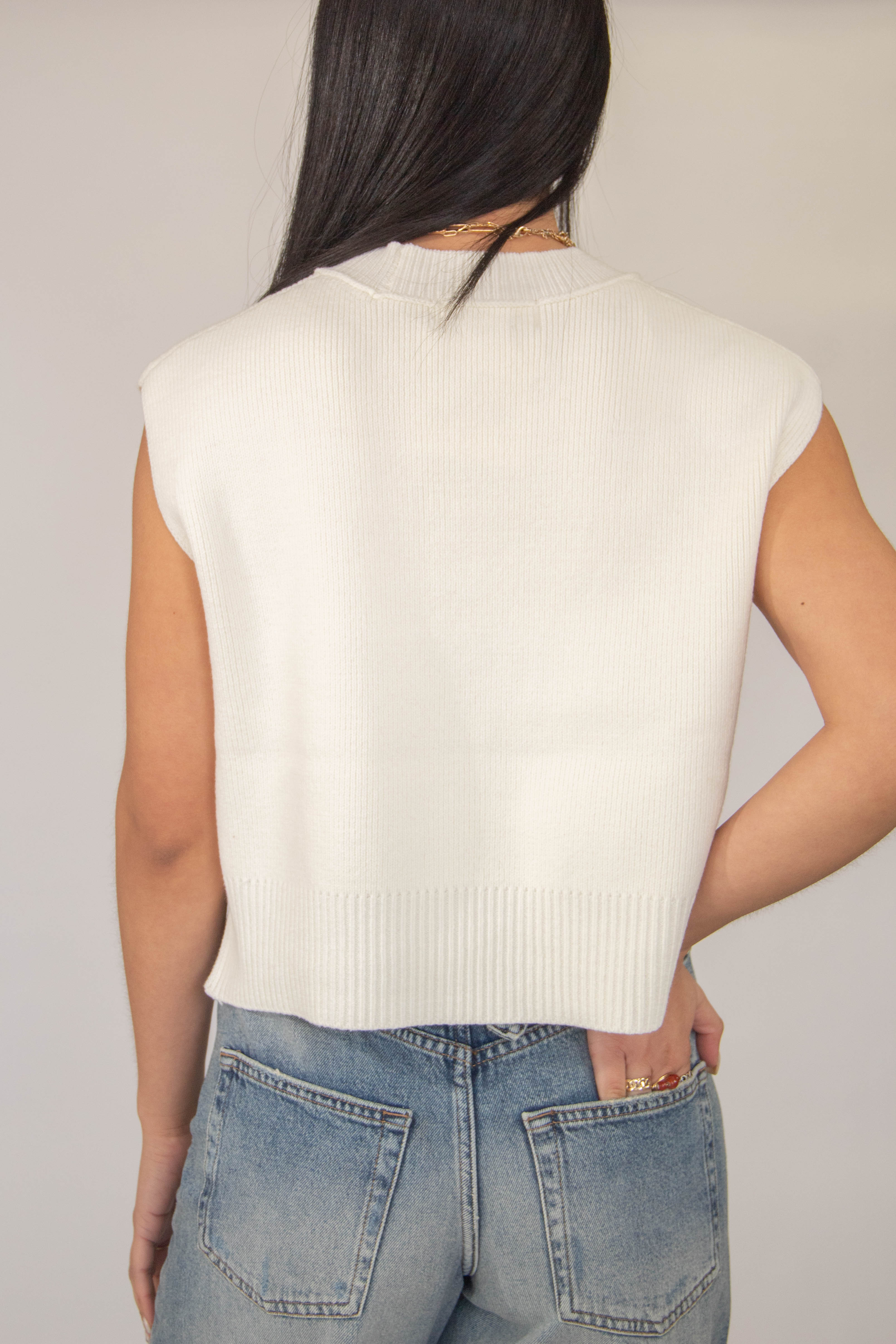 Relaxed Knit Tank Top by For Good