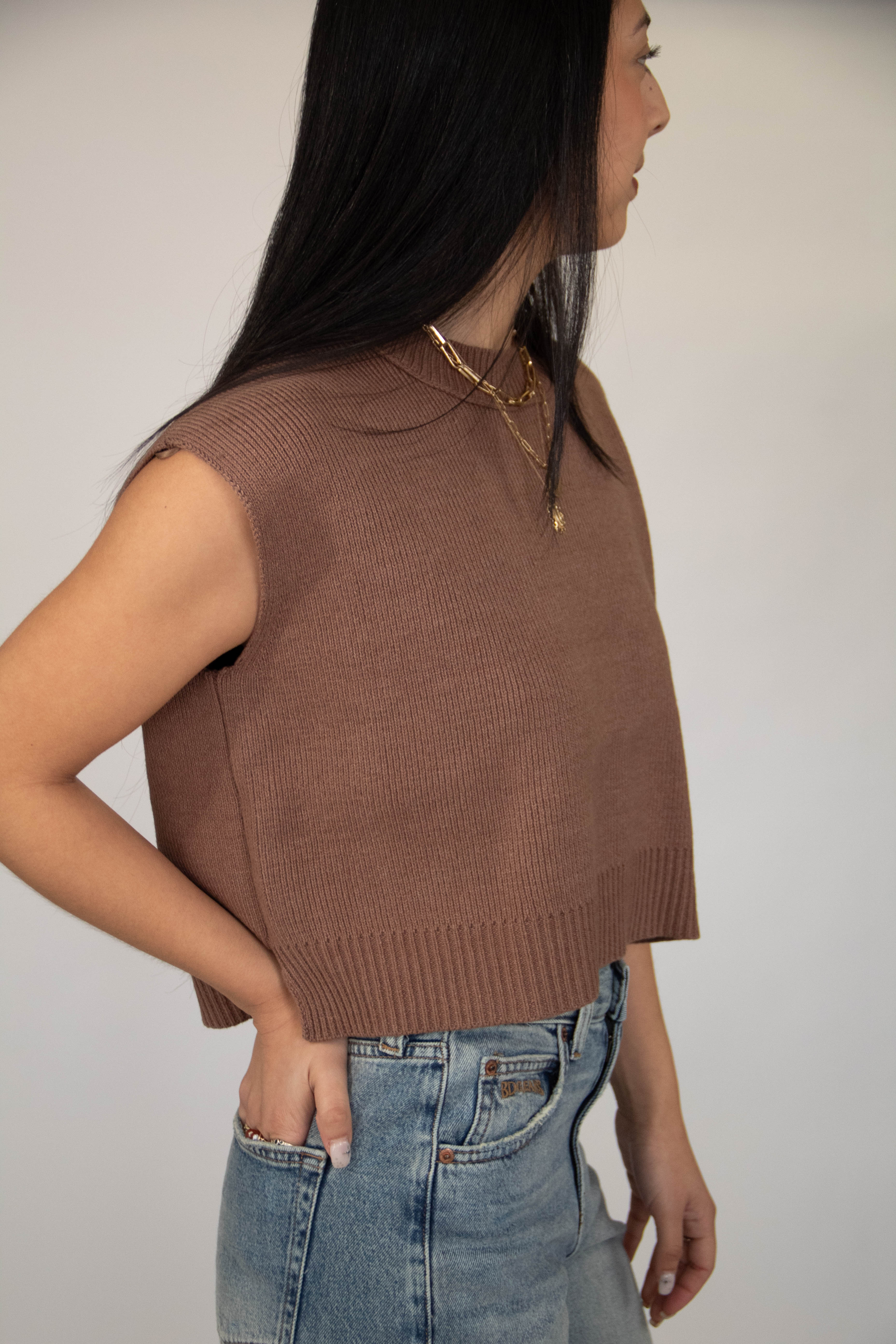 Relaxed Knit Tank Top by For Good