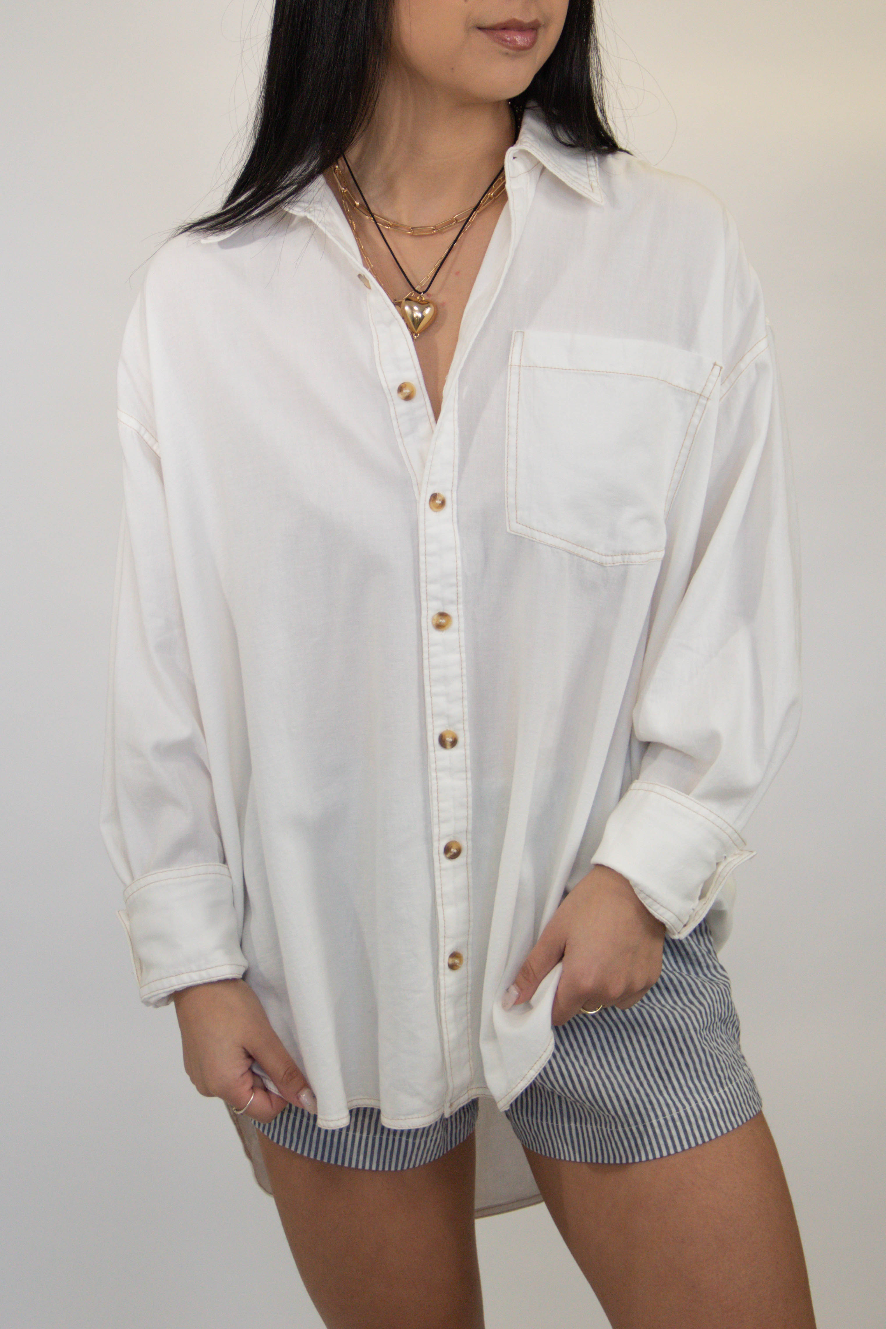 Oversized Long Sleeve Top