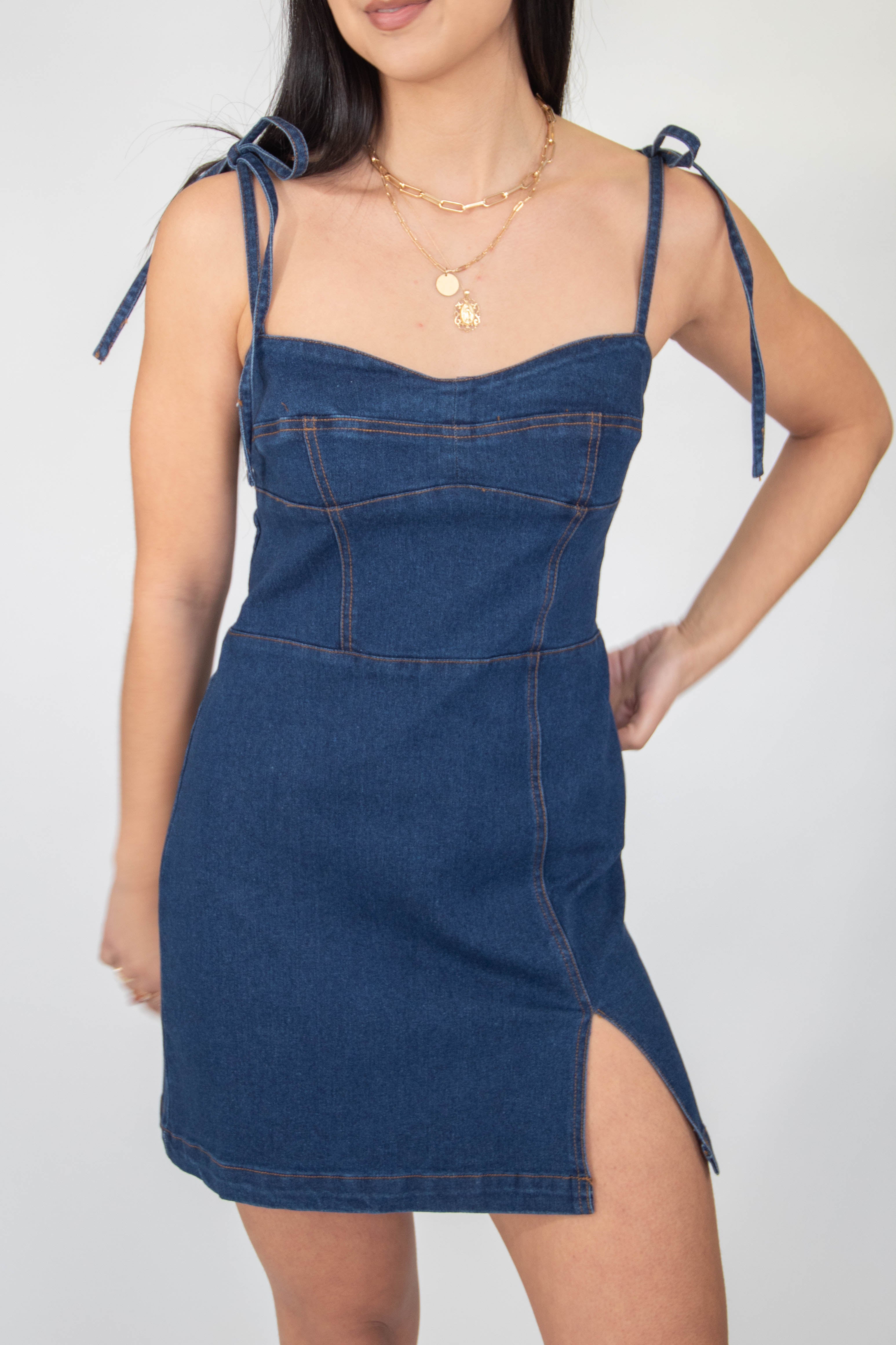 Denim Mini Dress